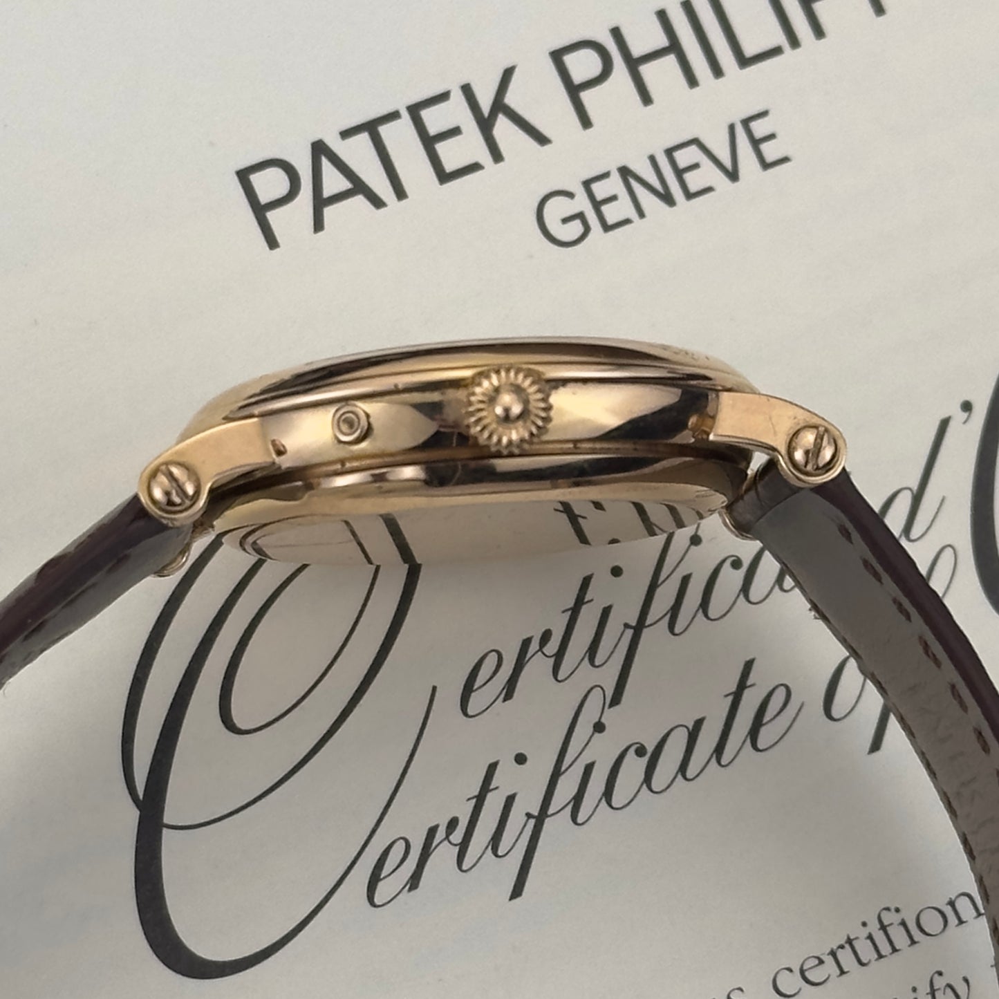 2001 Patek Philippe Power Reserve Moonphase Officer's Watch | 5054R | Full Set