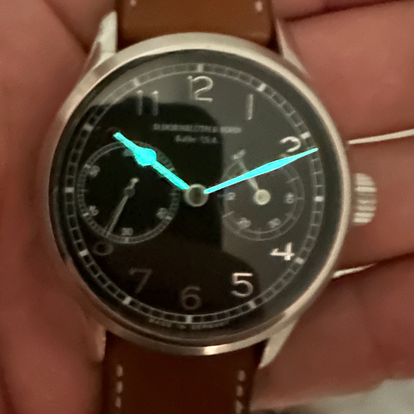 D. Dornblüth & Sohn 99.2 Power Reserve Small Seconds Lumed Hands | Box & Accessories