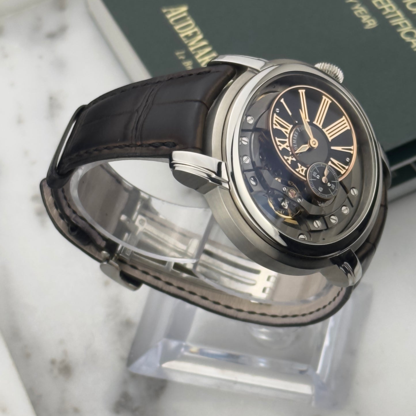 2014 Audemars Piguet Millenary 4101 | 15350ST | Box and Papers