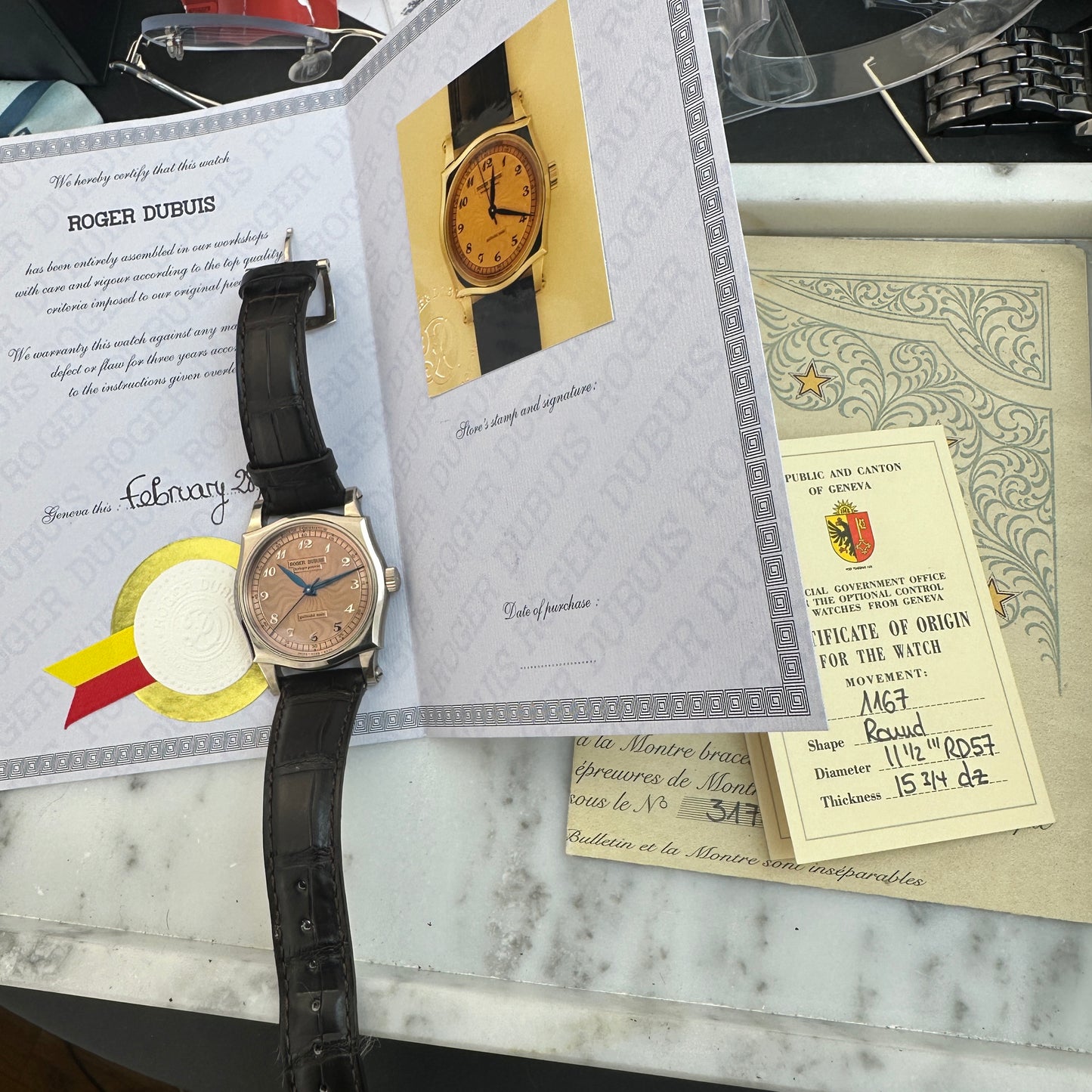 2001 Roger Dubuis Sympathie White Gold | S370 570 | Full set