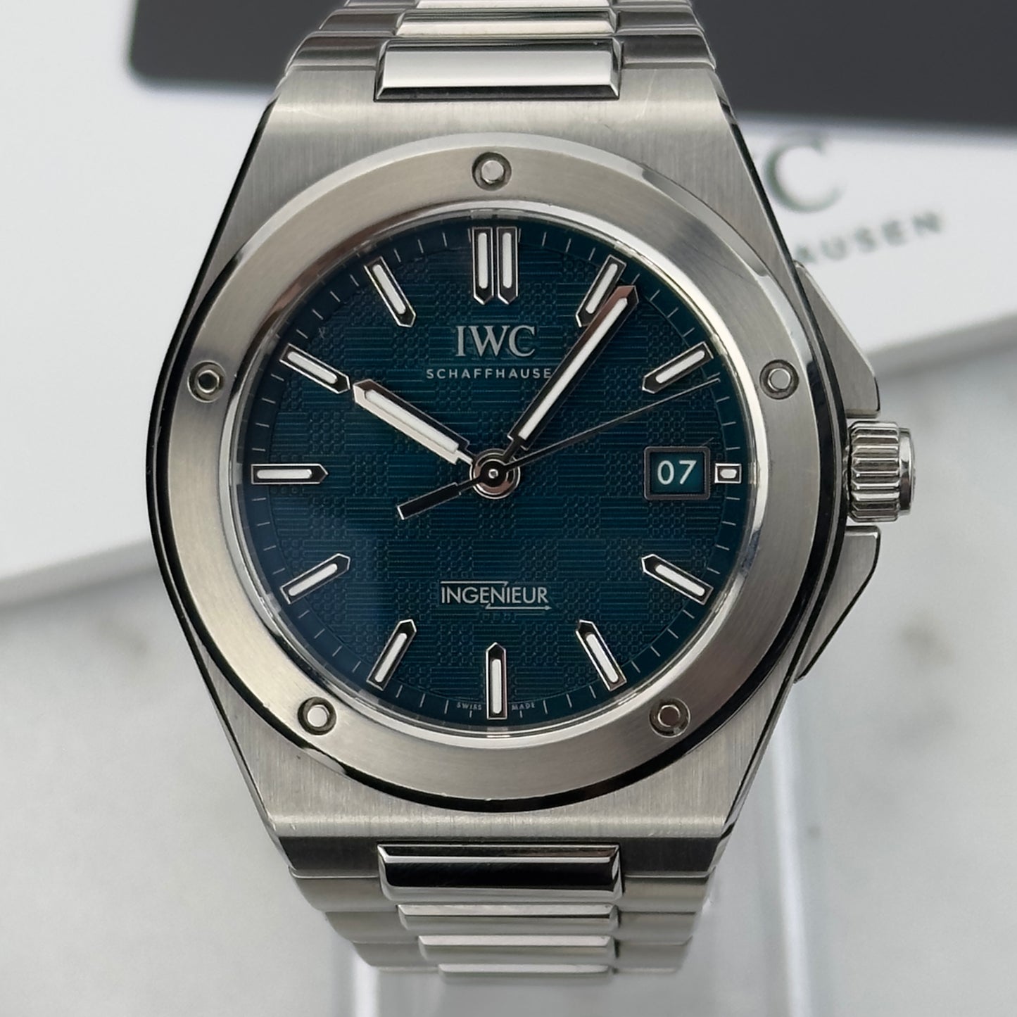 2024 IWC Ingenieur Aqua Dial | IW328903 | Full Set