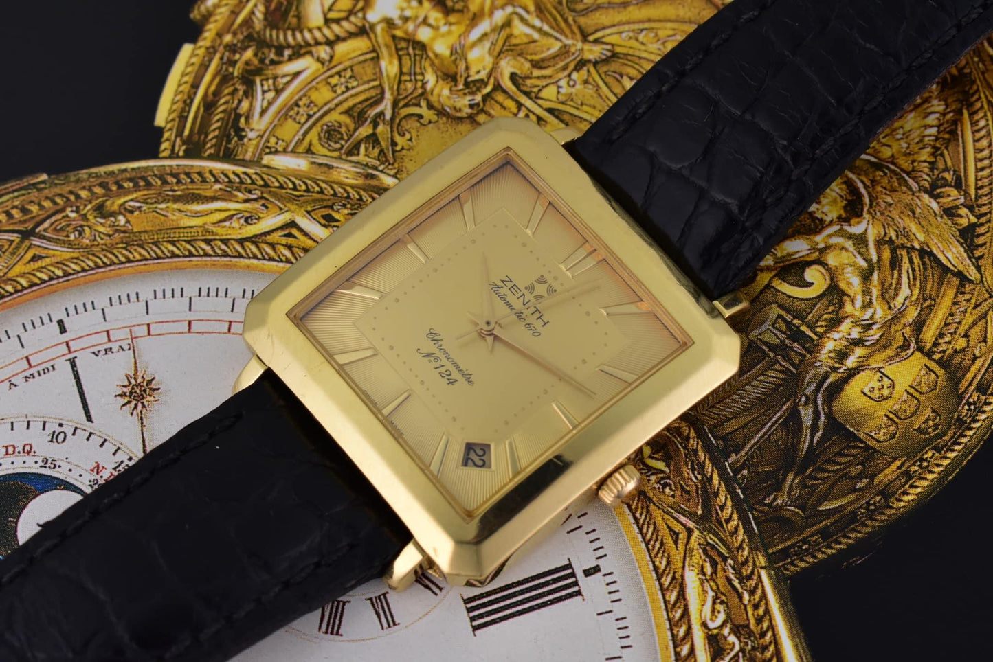 1990's Zenith Limited Edition "Cioccolatone", 18k gold