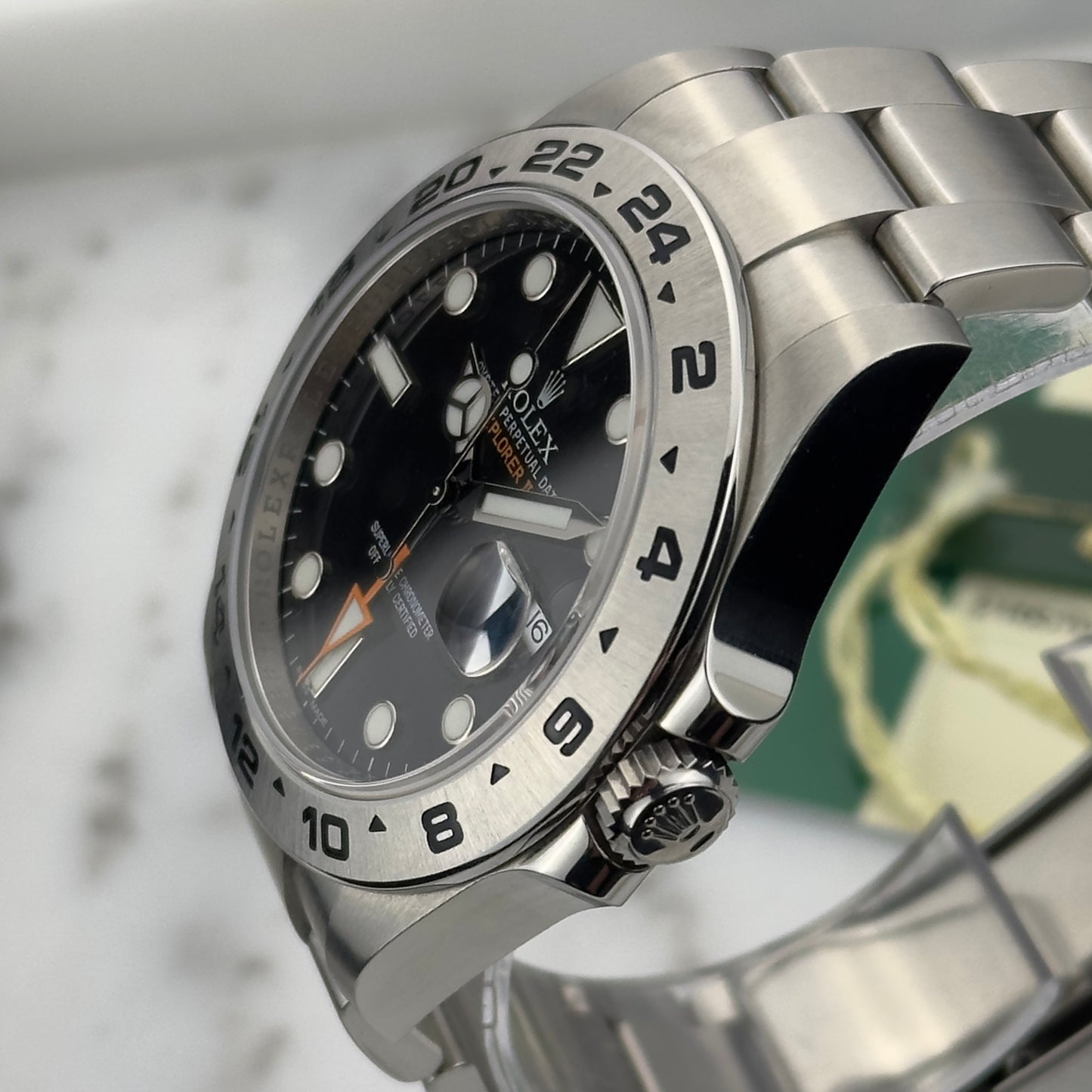 2015 Rolex Explorer II Black Dial | 216570 | Card