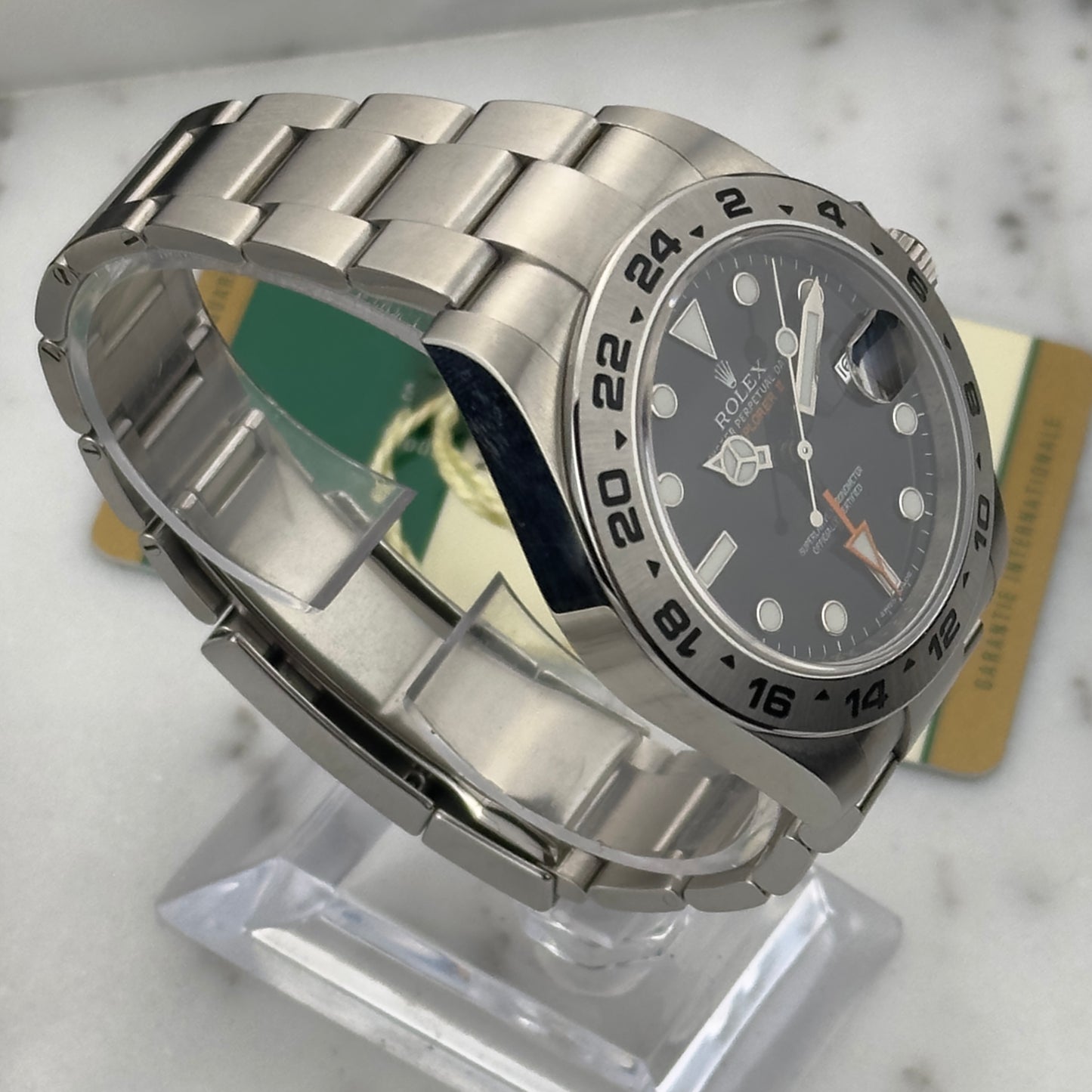 2015 Rolex Explorer II Black Dial | 216570 | Card