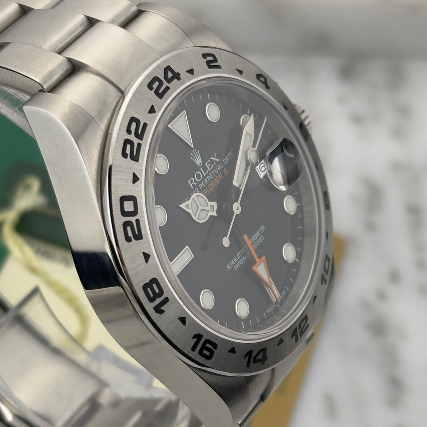 2015 Rolex Explorer II Black Dial | 216570 | Card