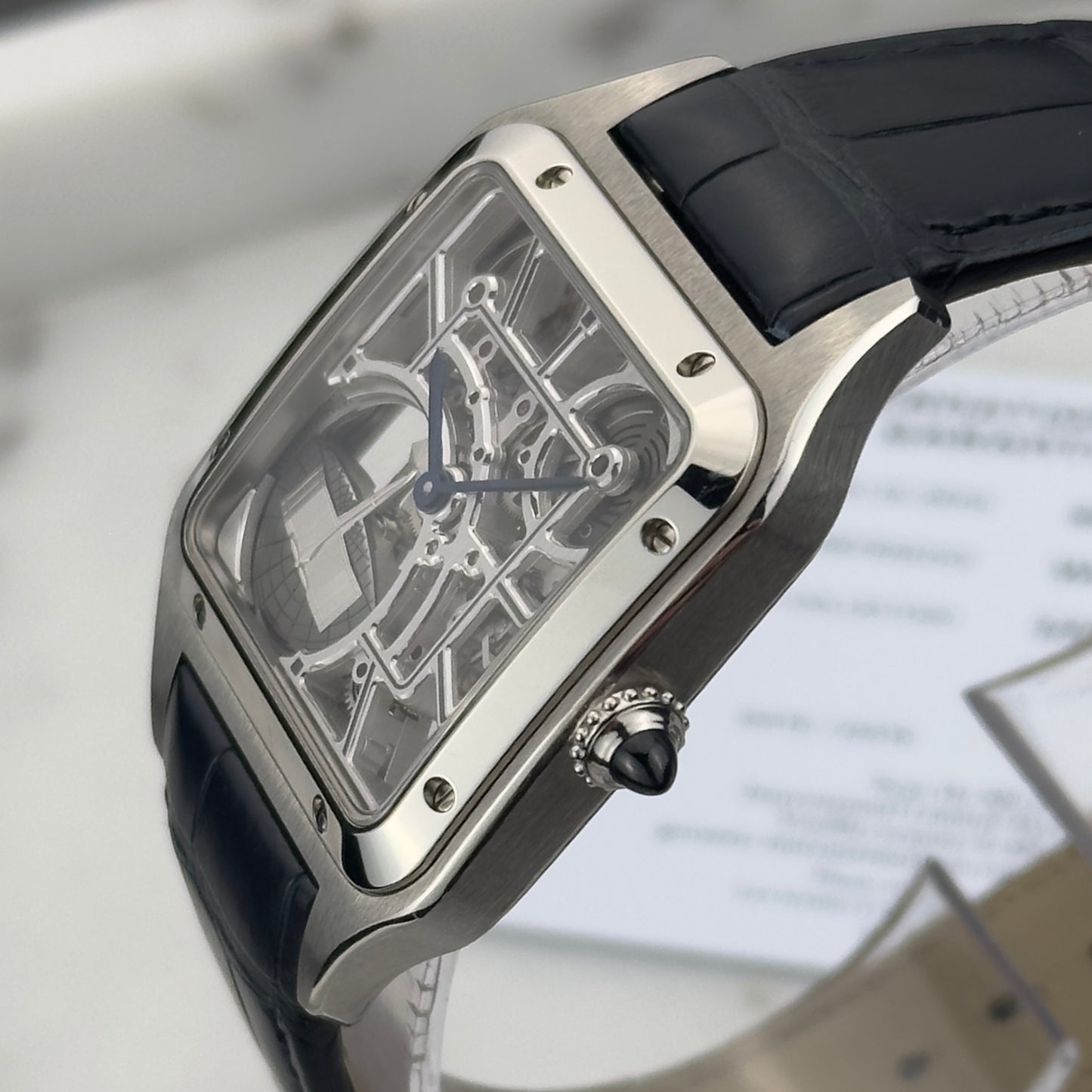 2024 Cartier Santos Dumont Skeleton | WHSA0032 | Full Set