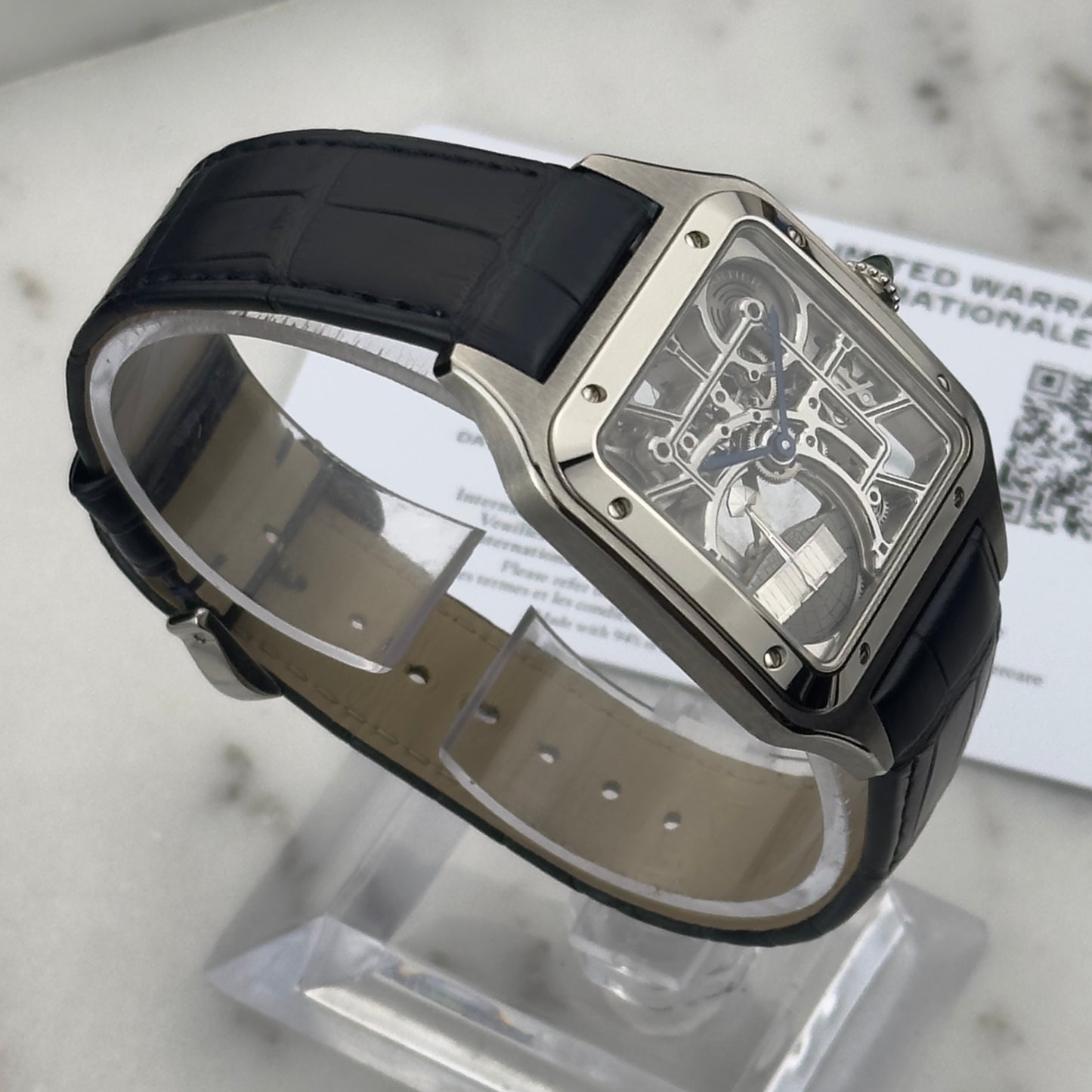 2024 Cartier Santos Dumont Skeleton | WHSA0032 | Full Set