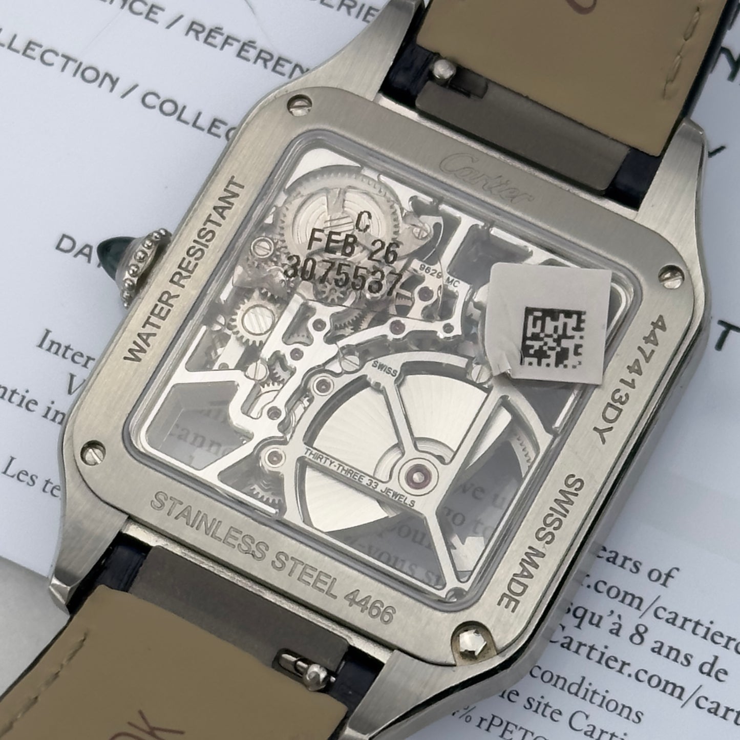 2024 Cartier Santos Dumont Skeleton | WHSA0032 | Full Set