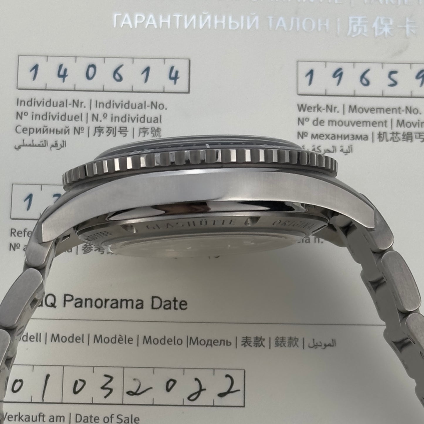 2022 Glashütte Original SeaQ Panorama Date |  | Full Set