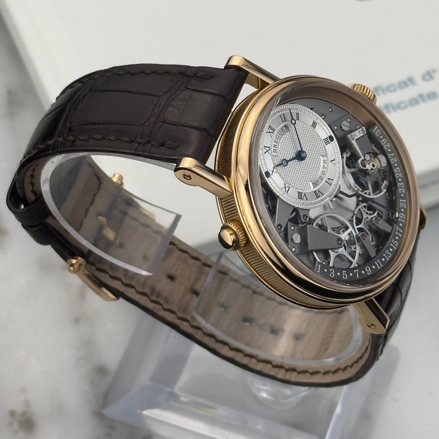 2021 Breguet Tradition Retrograde Date | 7597BR/G1/9WU | Full Set