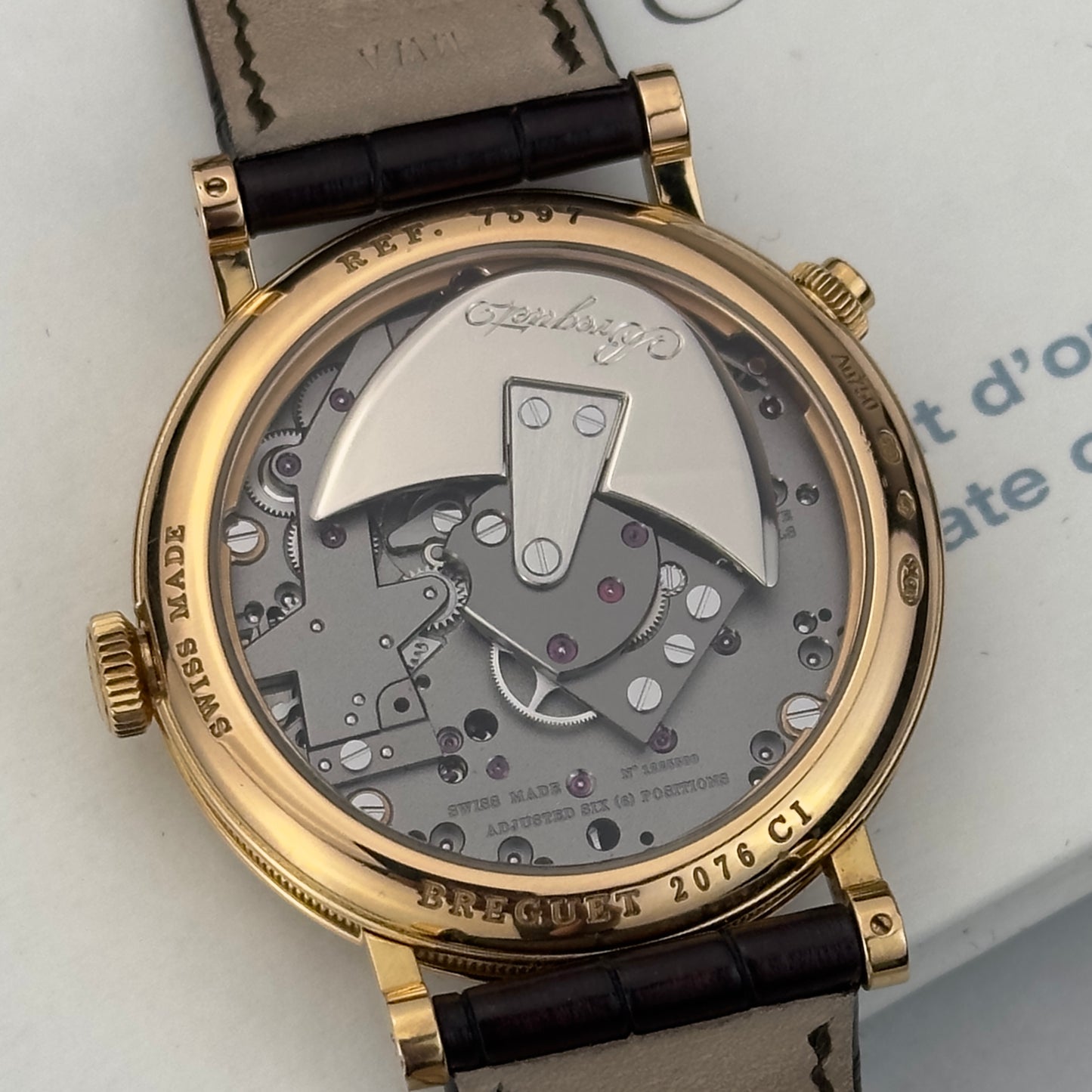 2021 Breguet Tradition Retrograde Date | 7597BR/G1/9WU | Full Set