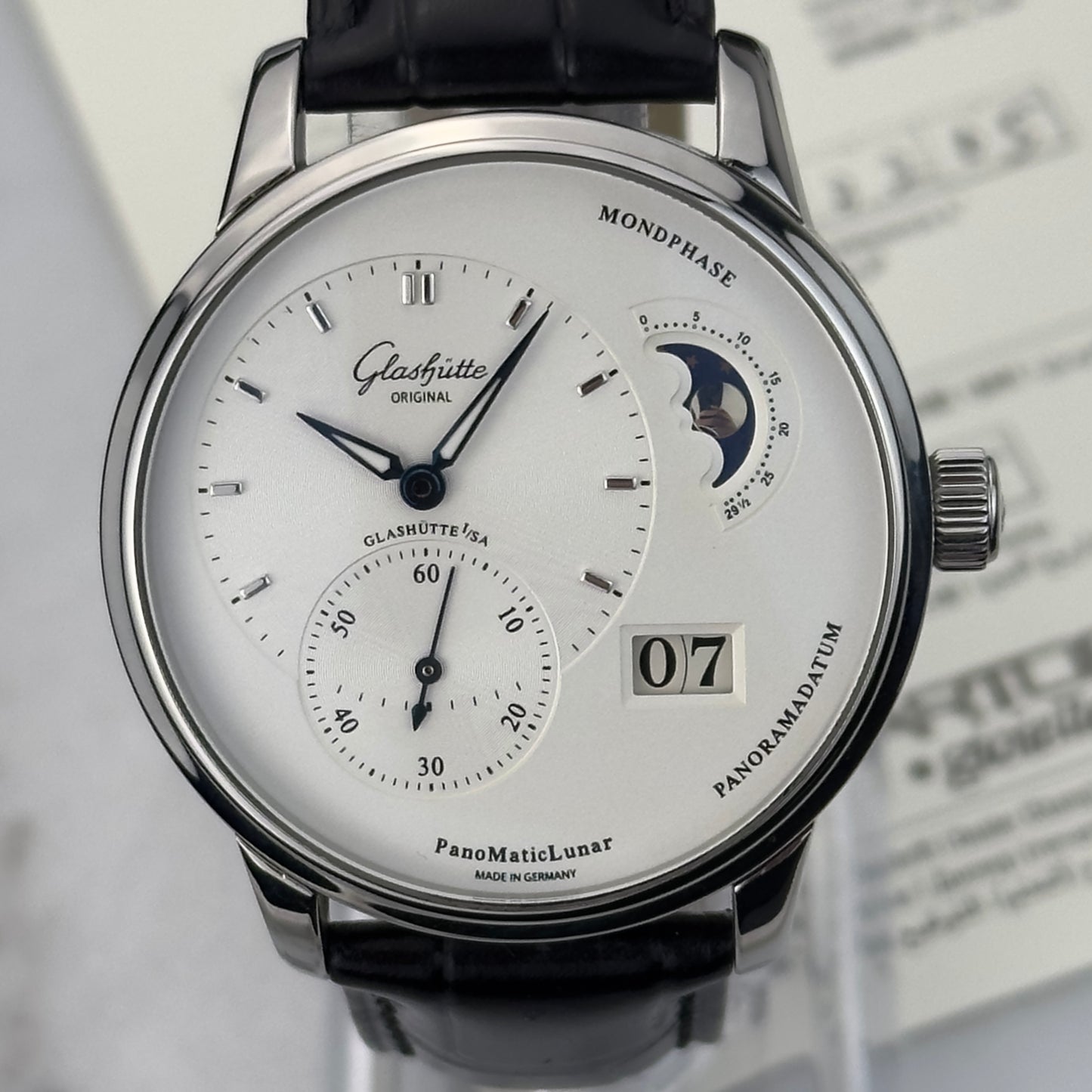 2025 Glashütte Original PanoMaticLunar | 1-90-02-42-32-05 | Box & Paper
