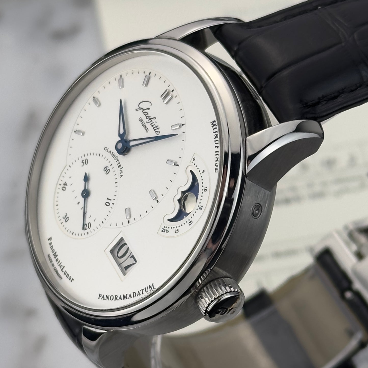 2025 Glashütte Original PanoMaticLunar | 1-90-02-42-32-05 | Box & Paper