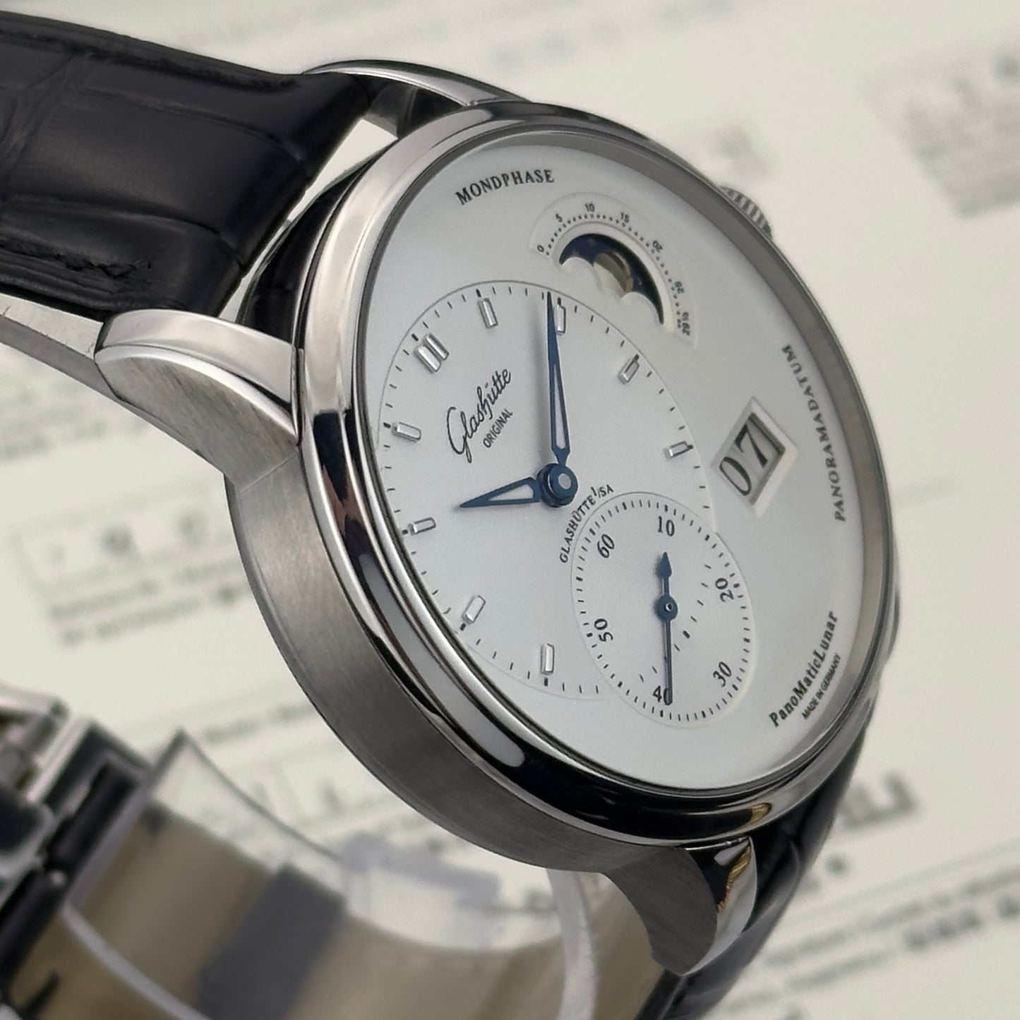 2025 Glashütte Original PanoMaticLunar | 1-90-02-42-32-05 | Box & Paper