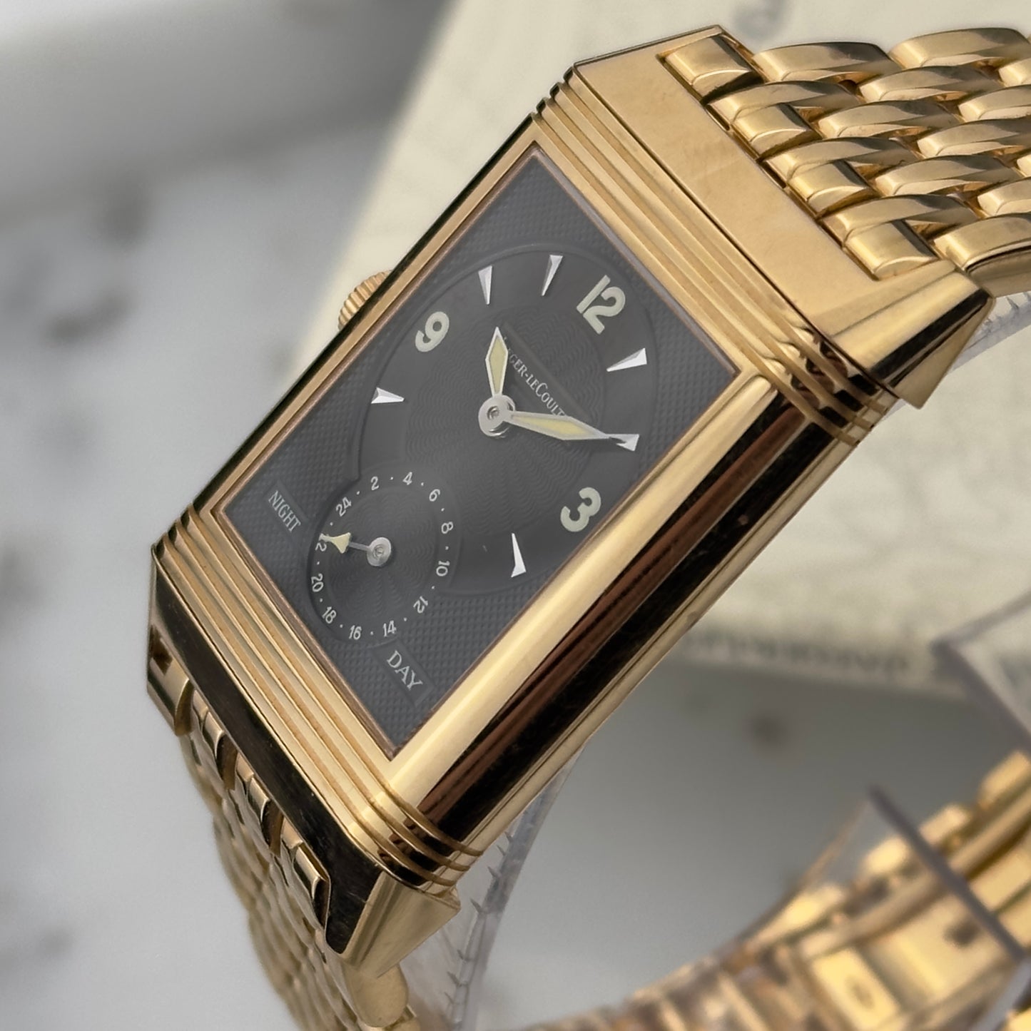 Early 2000's Jaeger-LeCoultre Reverso Duoface Day Night | 270.2.54 | Box & Manuals