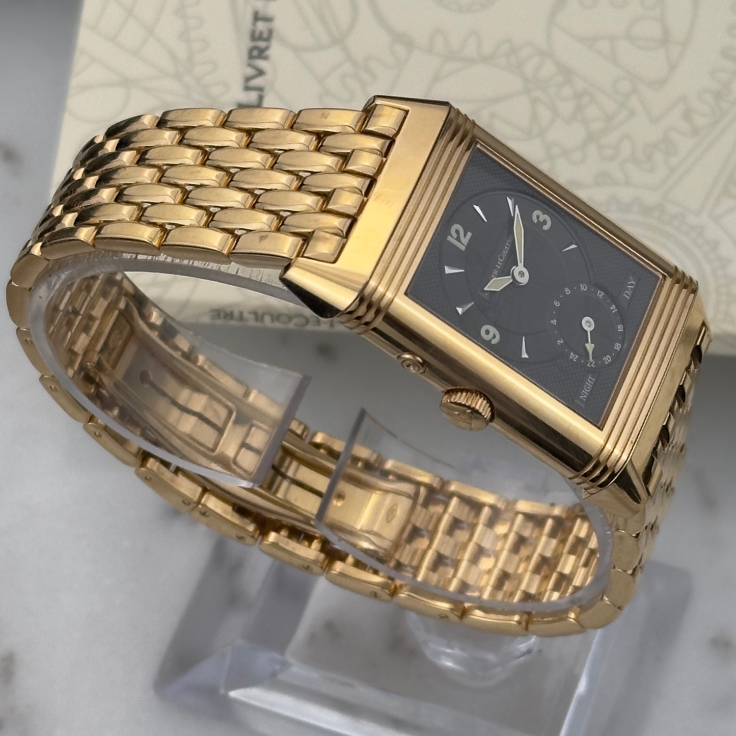 Early 2000's Jaeger-LeCoultre Reverso Duoface Day Night | 270.2.54 | Box & Manuals