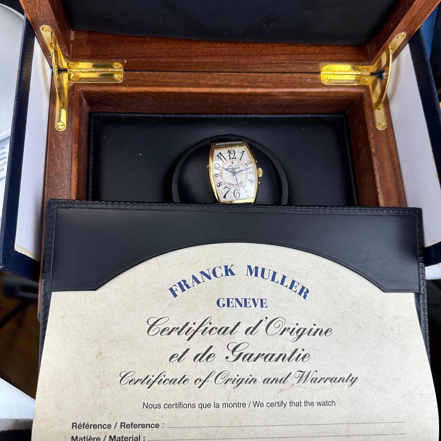 Franck Muller 2852 Master Calendar in Yellow Gold | 2852MC | Box & Papers