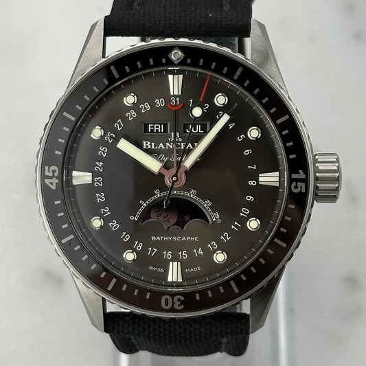 Blancpain Fifty Fathoms Bathyscaphe Quantième Complet Phases de Lune | 5054-1110-B52A