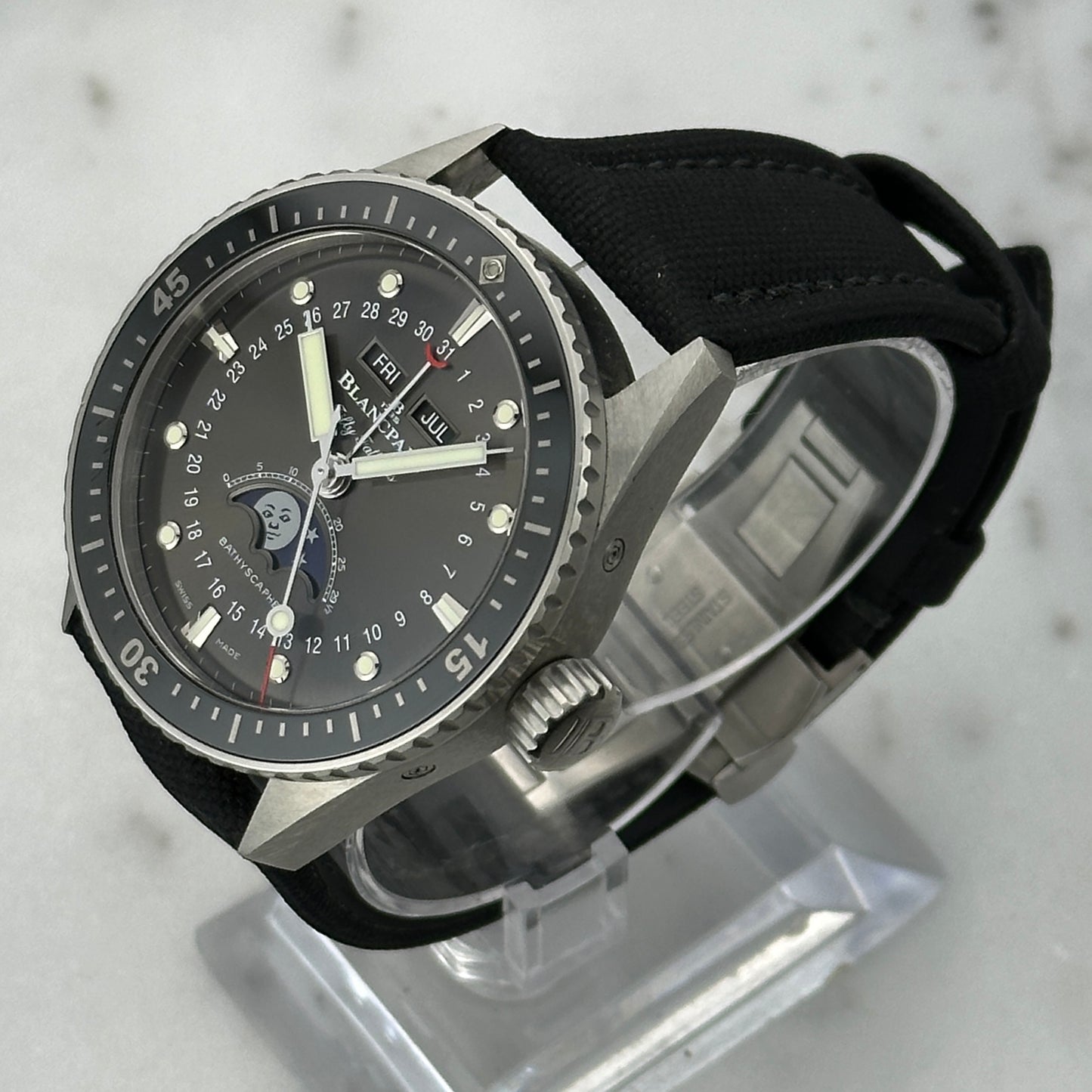 Blancpain Fifty Fathoms Bathyscaphe Quantième Complet Phases de Lune | 5054-1110-B52A