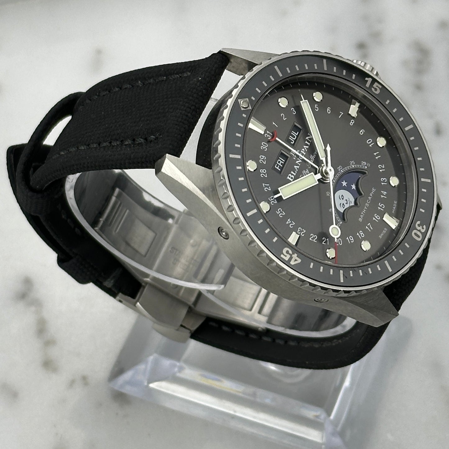 Blancpain Fifty Fathoms Bathyscaphe Quantième Complet Phases de Lune | 5054-1110-B52A