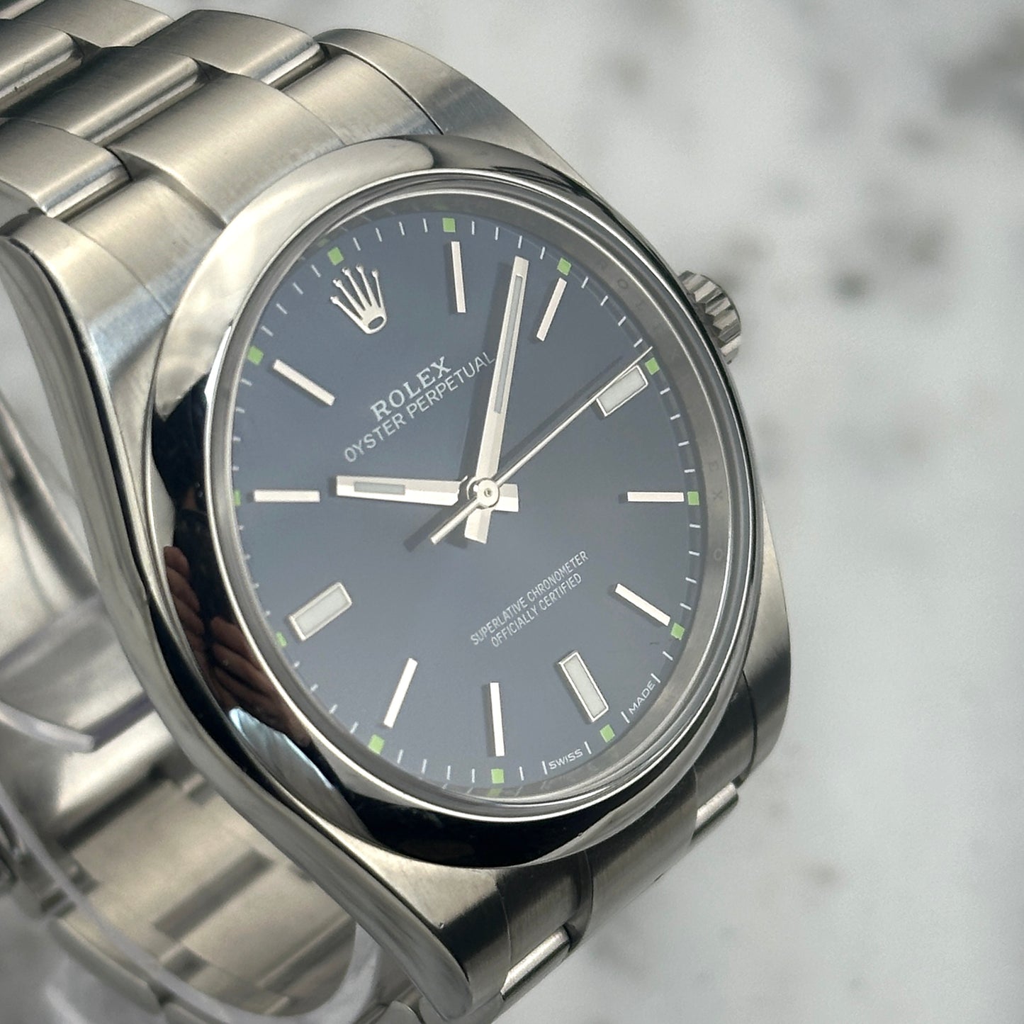 Rolex Oyster Perpetual 39 | 114300 | Blue Dial