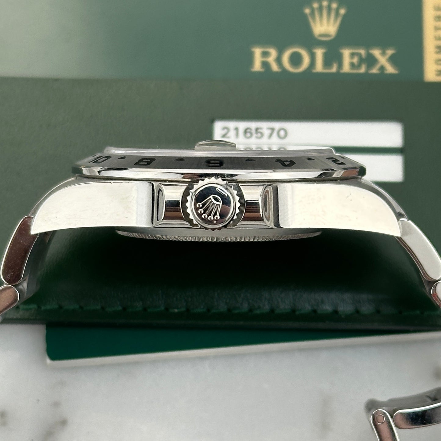 2012 Rolex Explorer II Black Dial | 216570 | Full Set