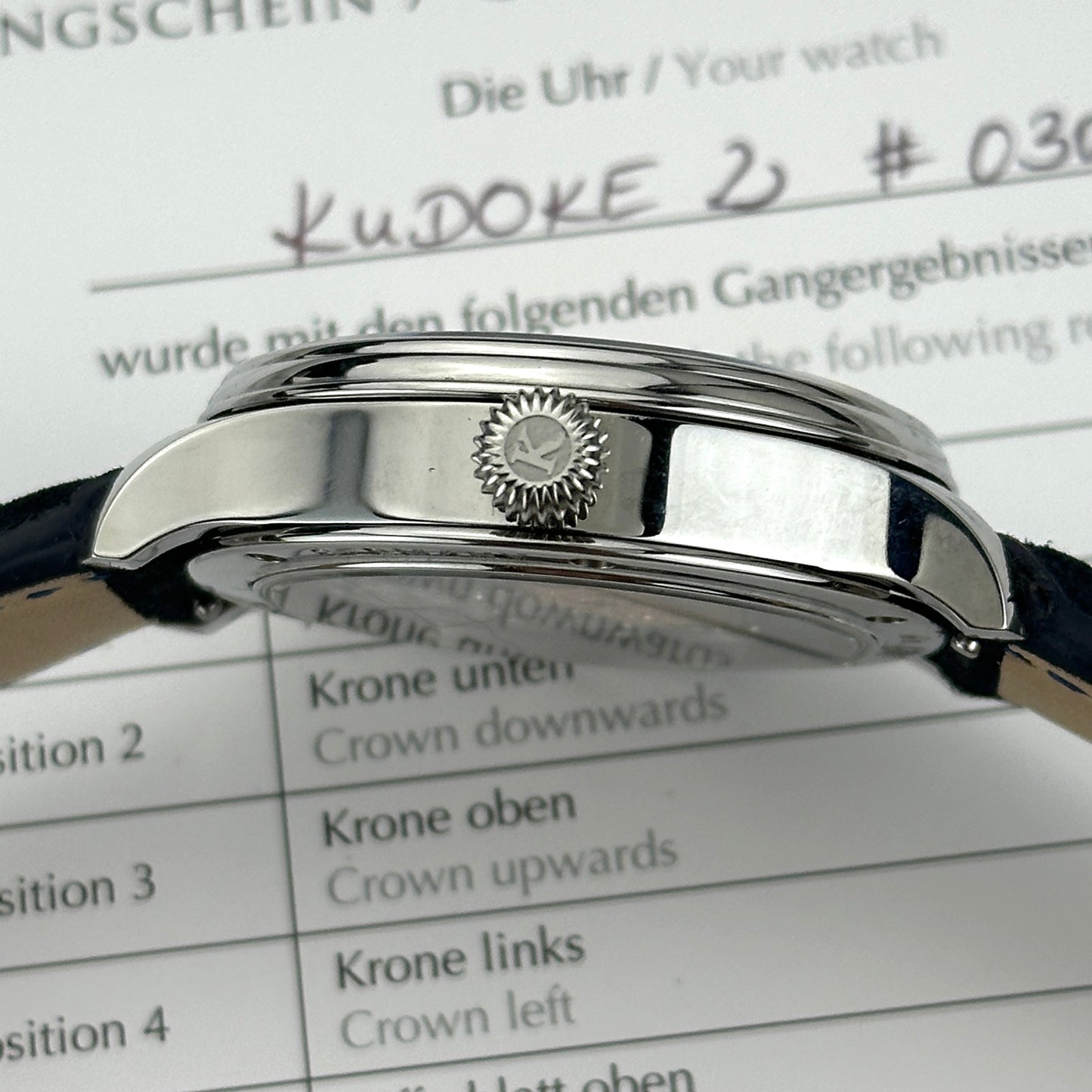 Kudoke 2 Salmon Dial, Fully Engraved Movement | Watch, box, certificate