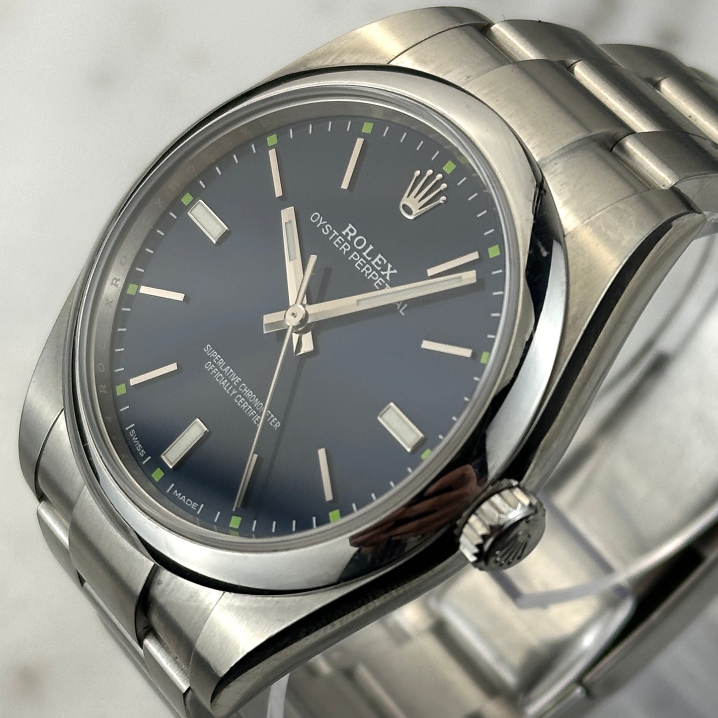 Rolex Oyster Perpetual 39 | 114300 | Blue Dial