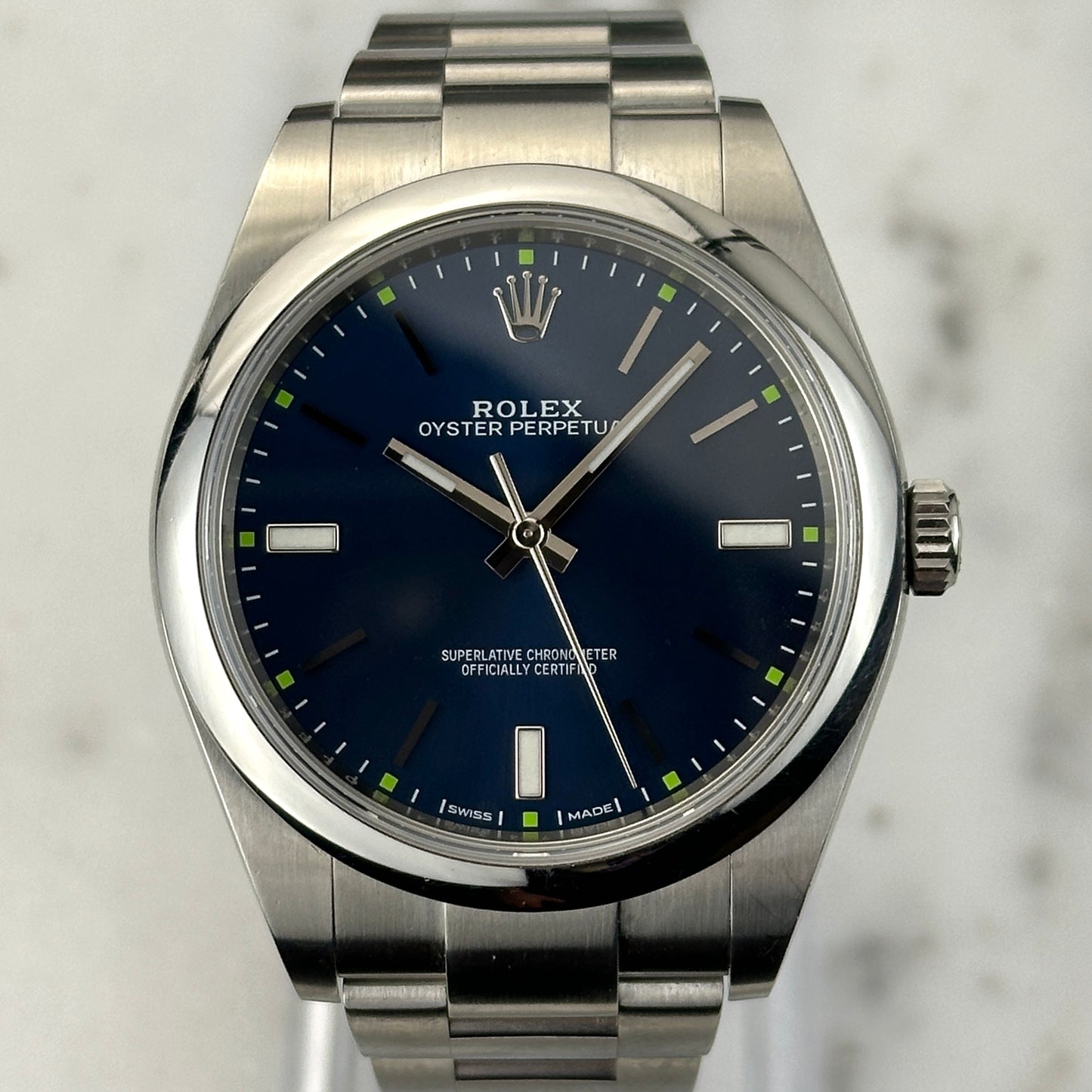 Rolex Oyster Perpetual 39 | 114300 | Blue Dial