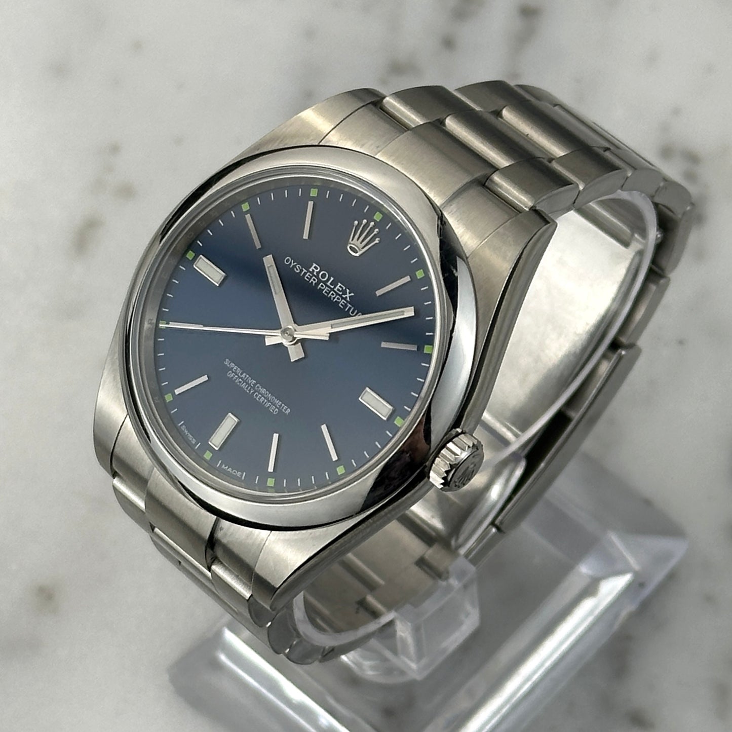 Rolex Oyster Perpetual 39 | 114300 | Blue Dial