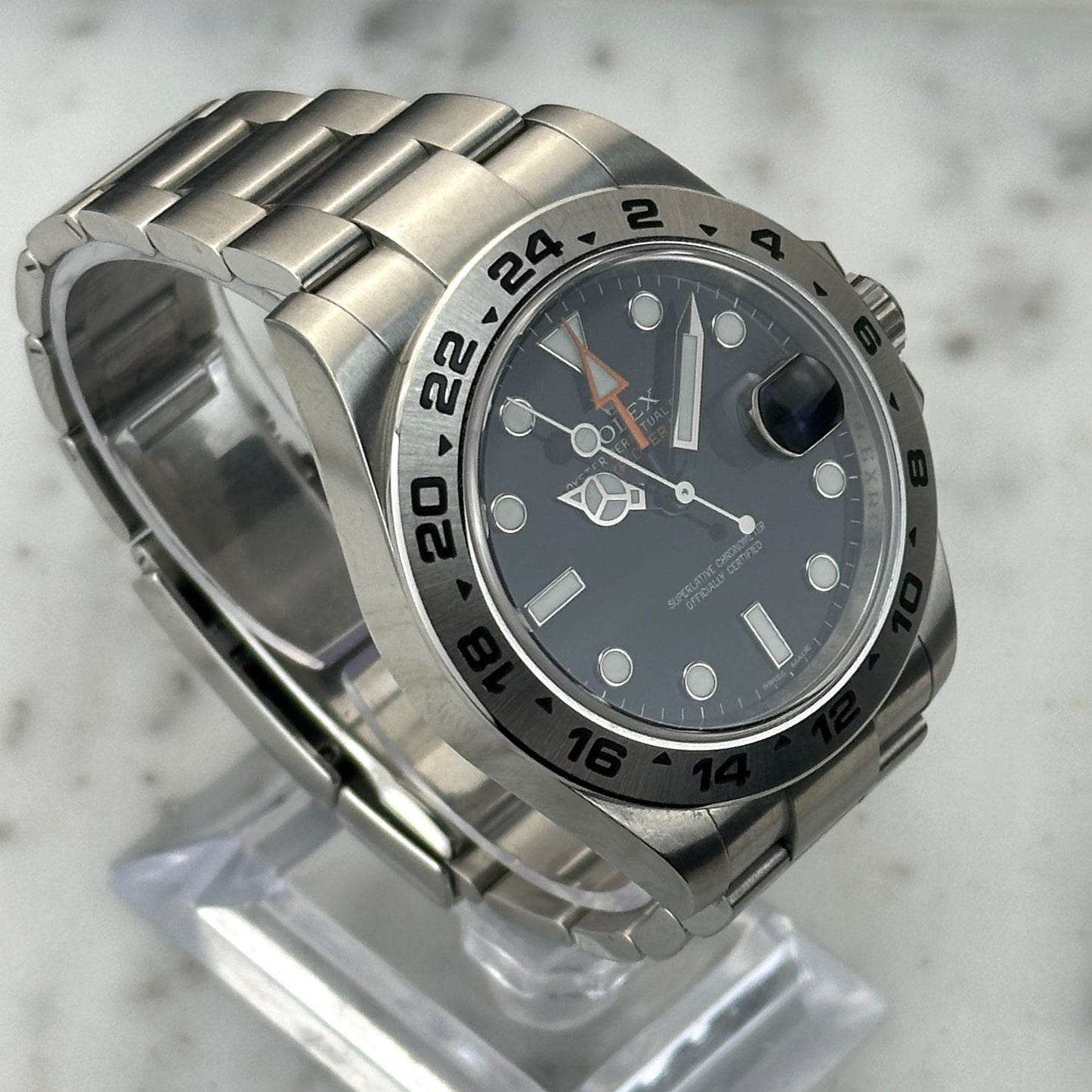 2012 Rolex Explorer II Black Dial | 216570 | Full Set