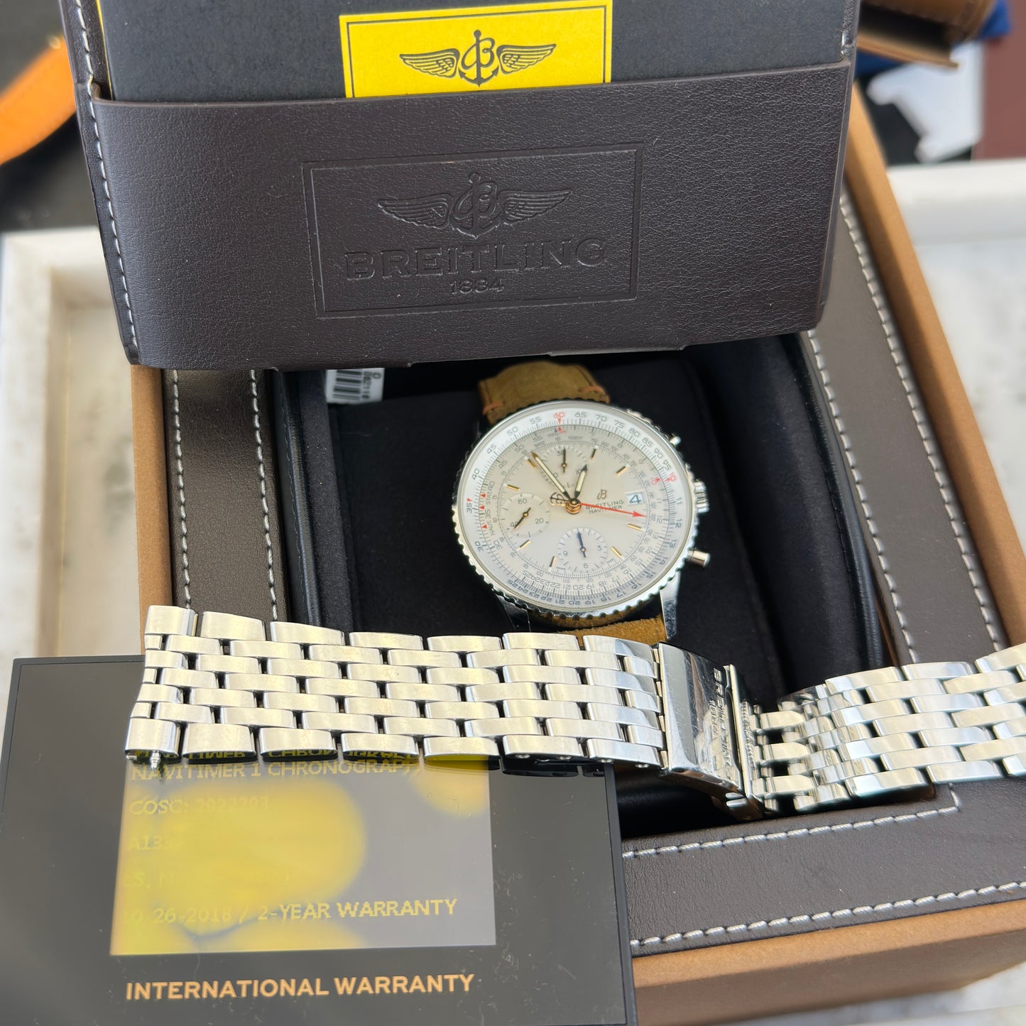 2018 Breitling Navitimer 1 Chronograph 41 | A13324 | Full Set
