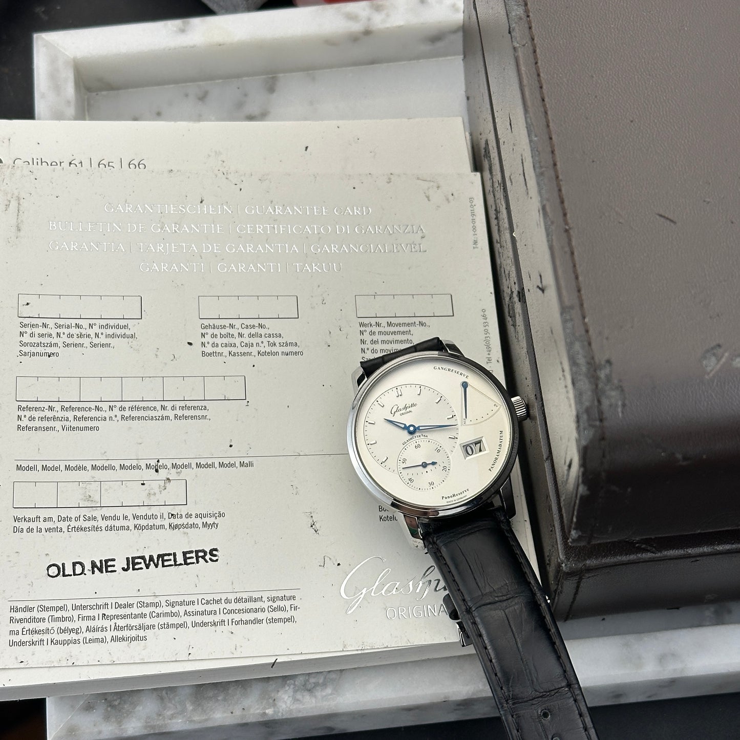2017 Glashütte Original PanoReserve | 1-65-01-22-12-61 | Full Set