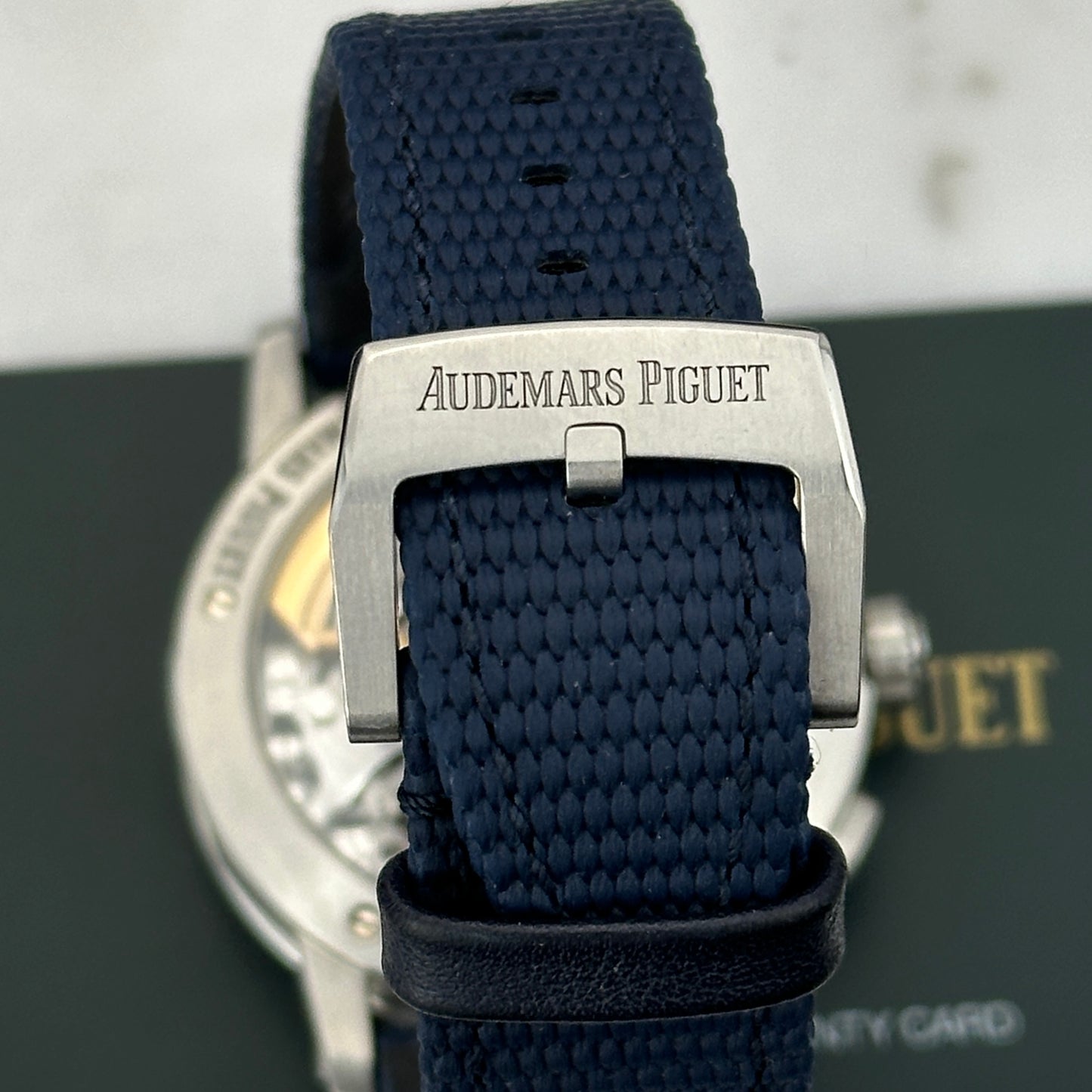 2023 Audemars Piguet Code 11.59 Chronograph Blue Dial | 26393ST.OO.A348KB.01 | Card