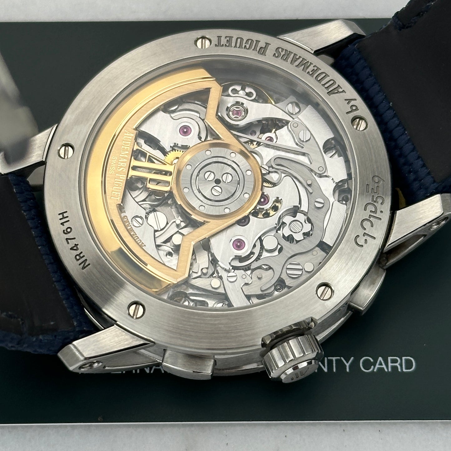 2023 Audemars Piguet Code 11.59 Chronograph Blue Dial | 26393ST.OO.A348KB.01 | Card