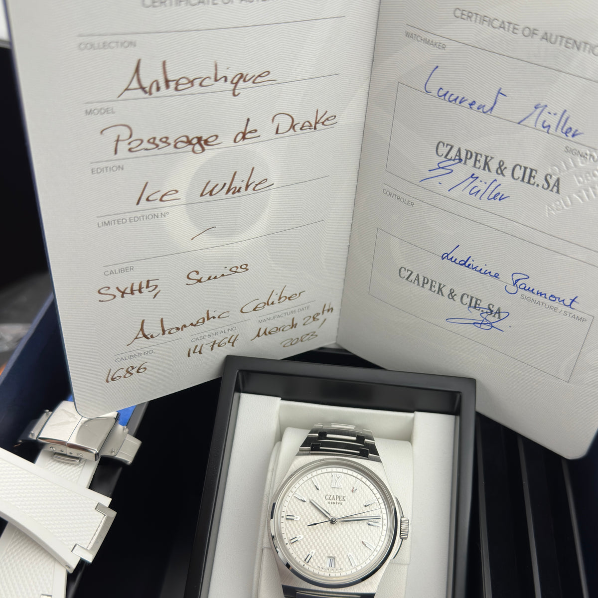 2023 Czapek Antarctique Passage de Drake Ice White | 1510-RT-12 | Full Set