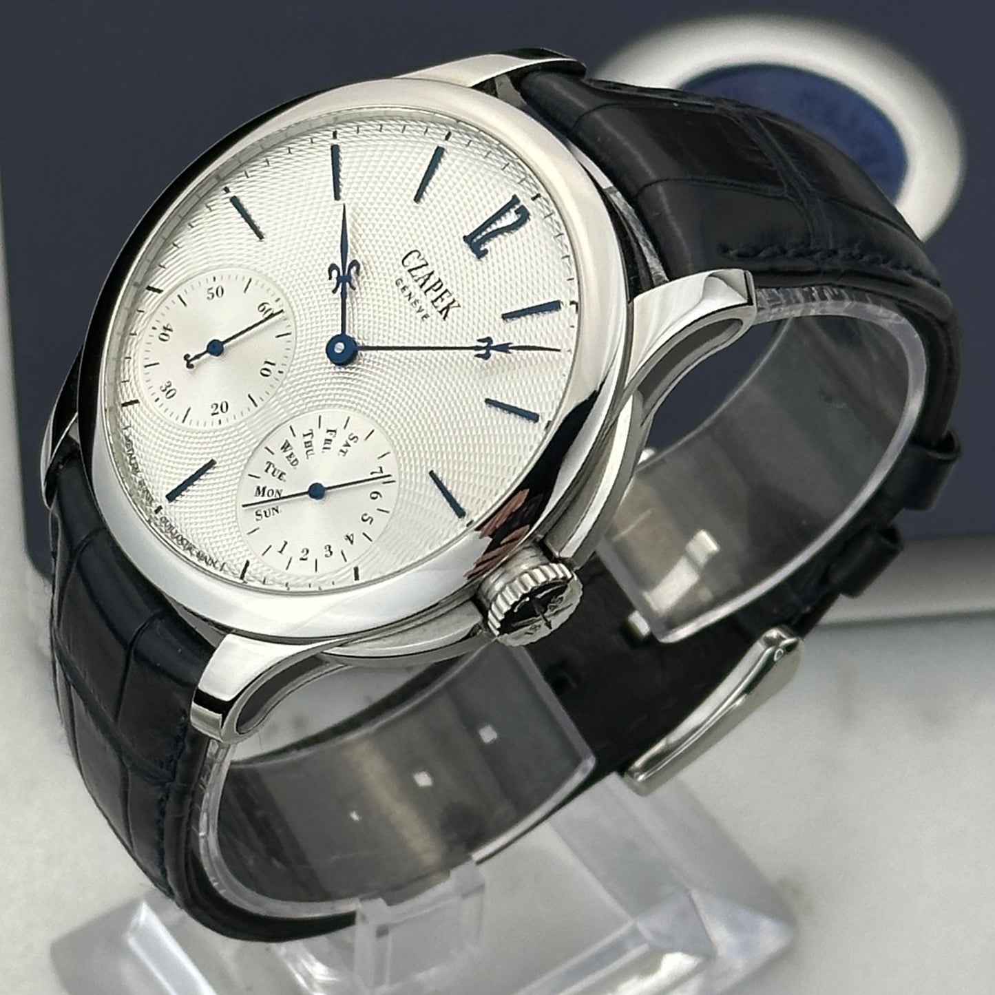 2023 Czapek Quai des Bergues Sea Salt Grey Guilloche Ricochet | One of 10 | Full Set