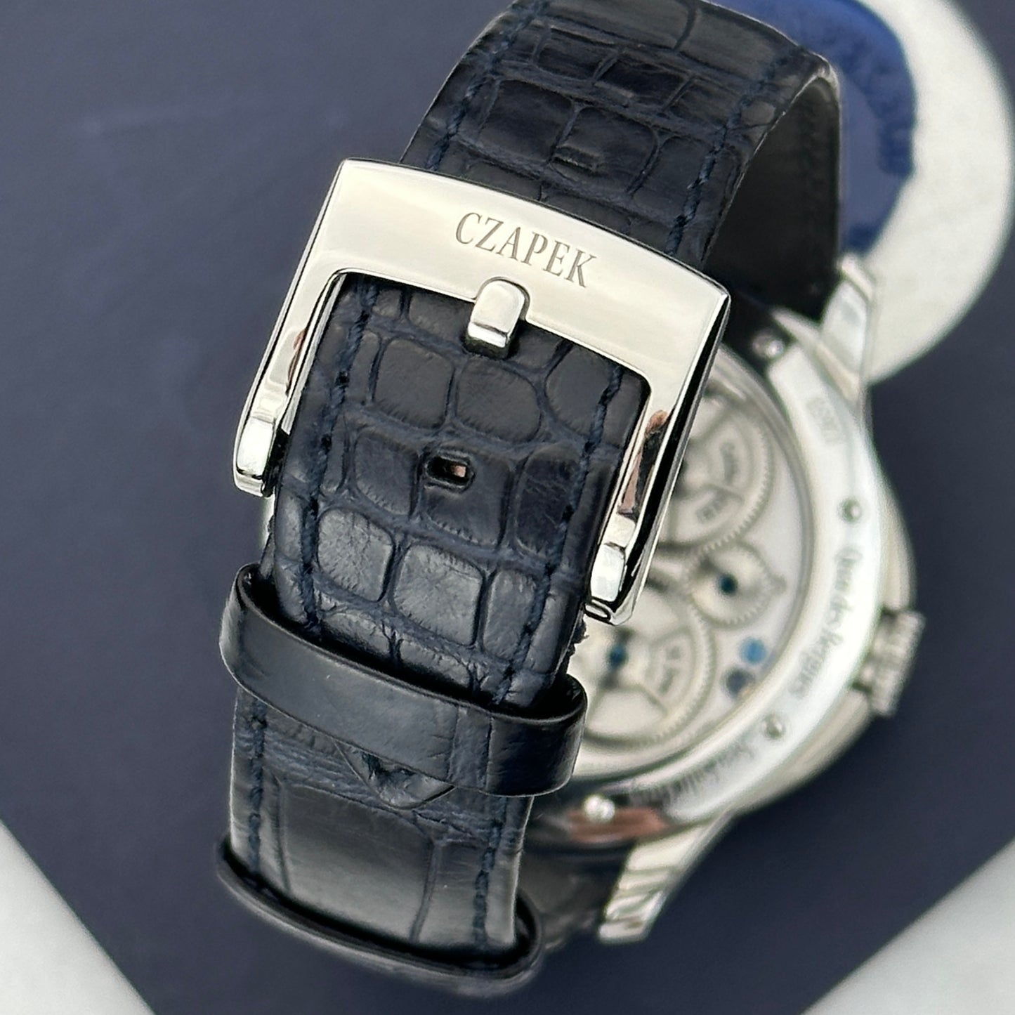 2023 Czapek Quai des Bergues Sea Salt Grey Guilloche Ricochet | One of 10 | Full Set