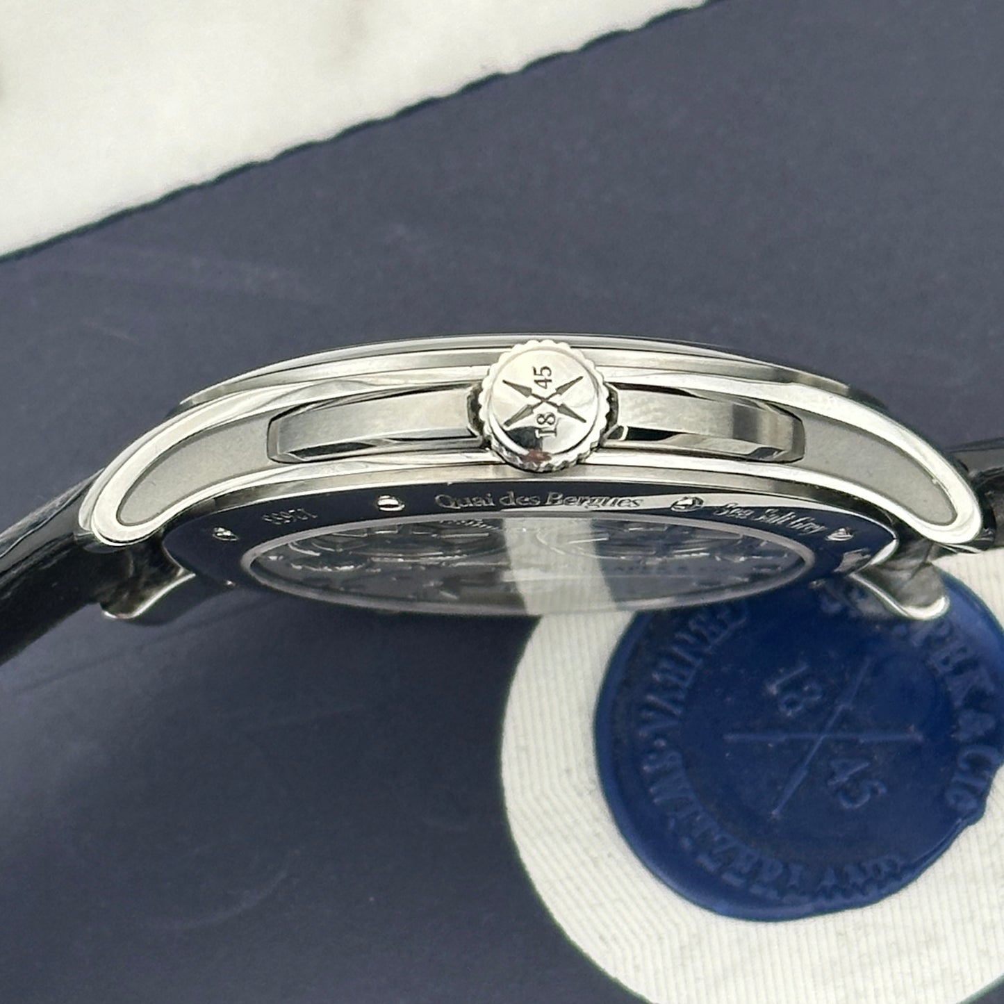 2023 Czapek Quai des Bergues Sea Salt Grey Guilloche Ricochet | One of 10 | Full Set