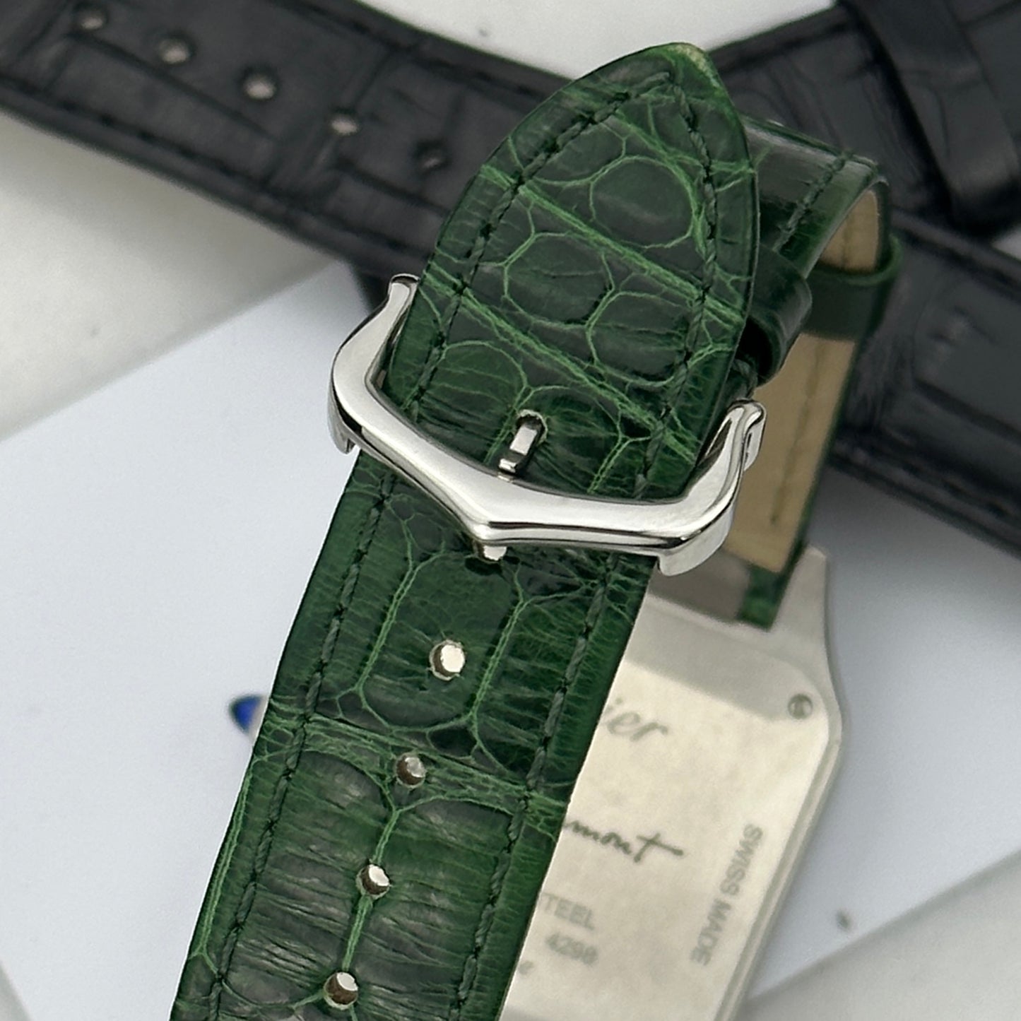 2023 Cartier Santos-Dumont Large | WSSA0046 | Full set + extra strap
