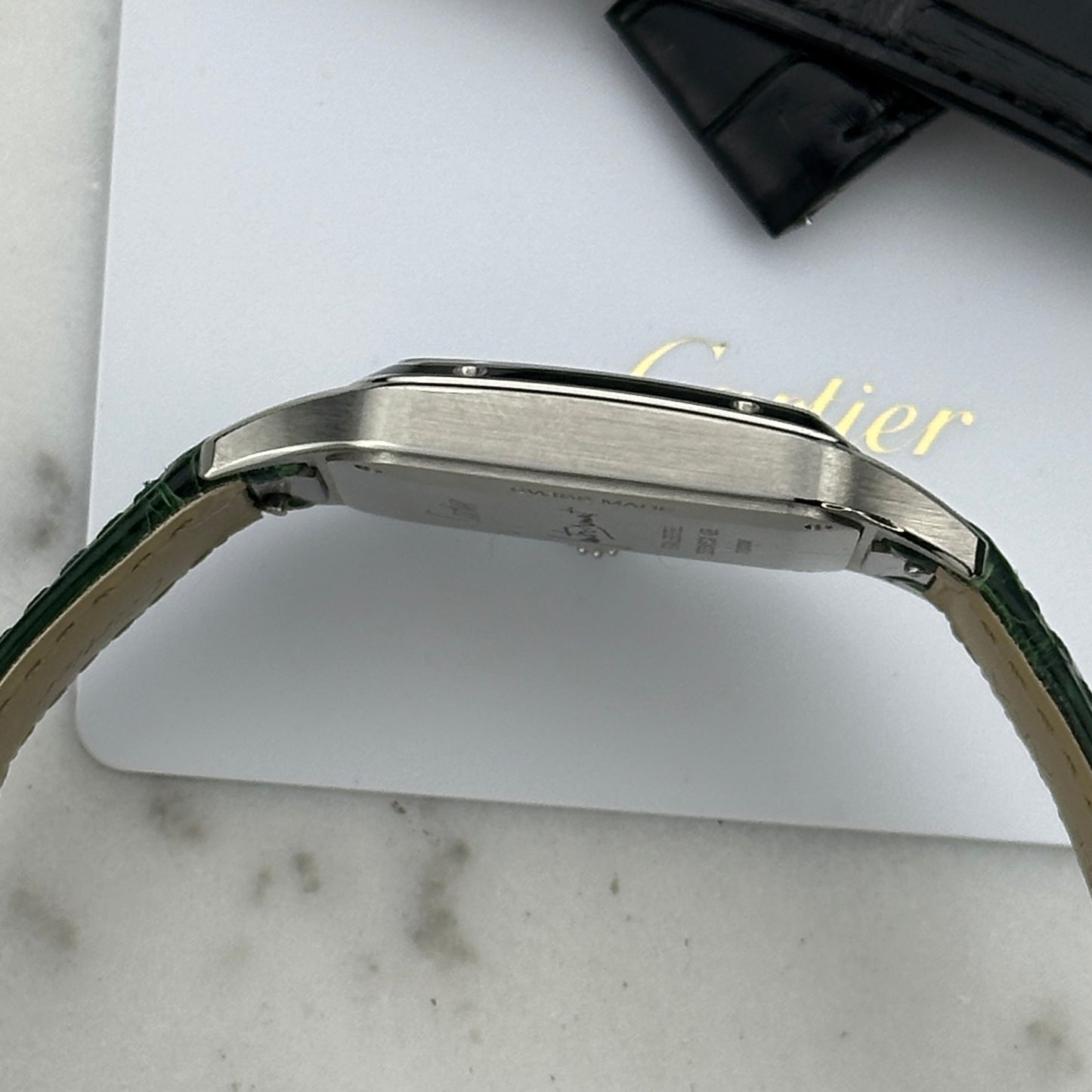 2023 Cartier Santos-Dumont Large | WSSA0046 | Full set + extra strap