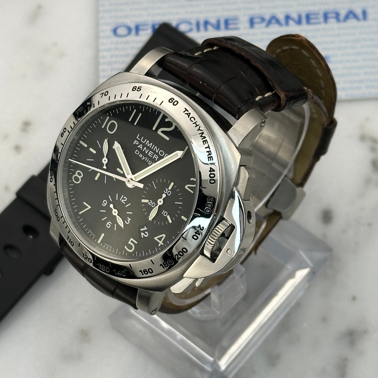 2005 Panerai Luminor Daylight Chronograph | PAM00196 | Full Set