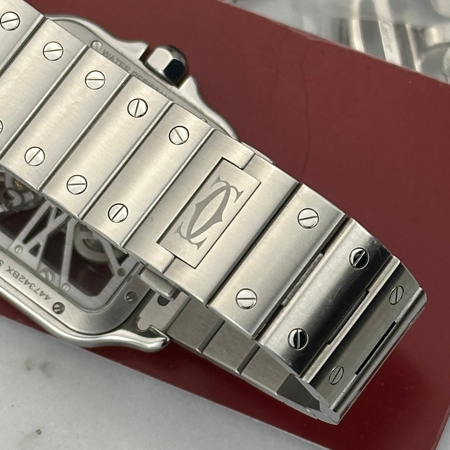 2022 Cartier Santos de Cartier Skeleton | WHSA0015 | Full Set