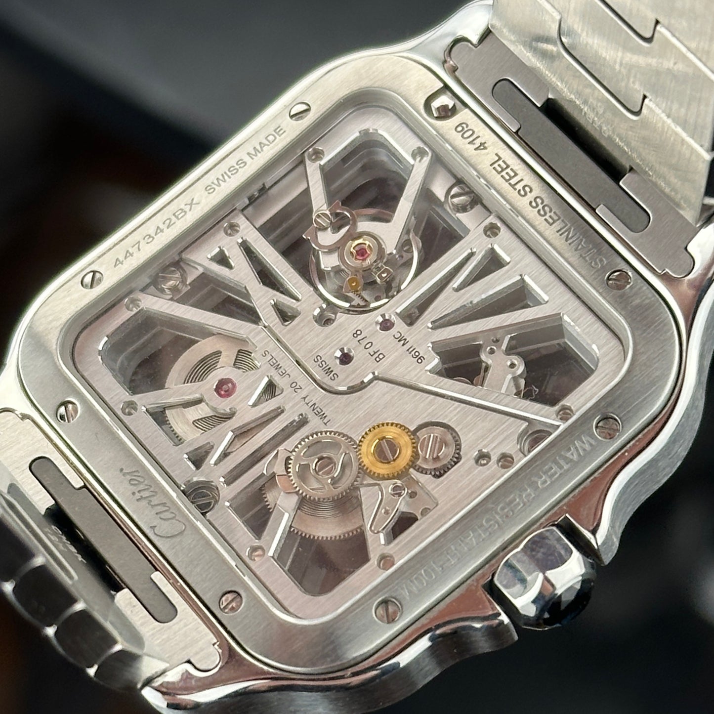 2022 Cartier Santos de Cartier Skeleton | WHSA0015 | Full Set