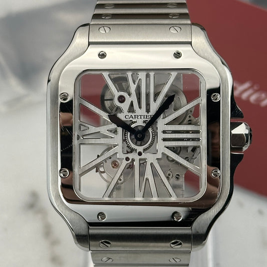 2022 Cartier Santos de Cartier Skeleton | WHSA0015 | Full Set