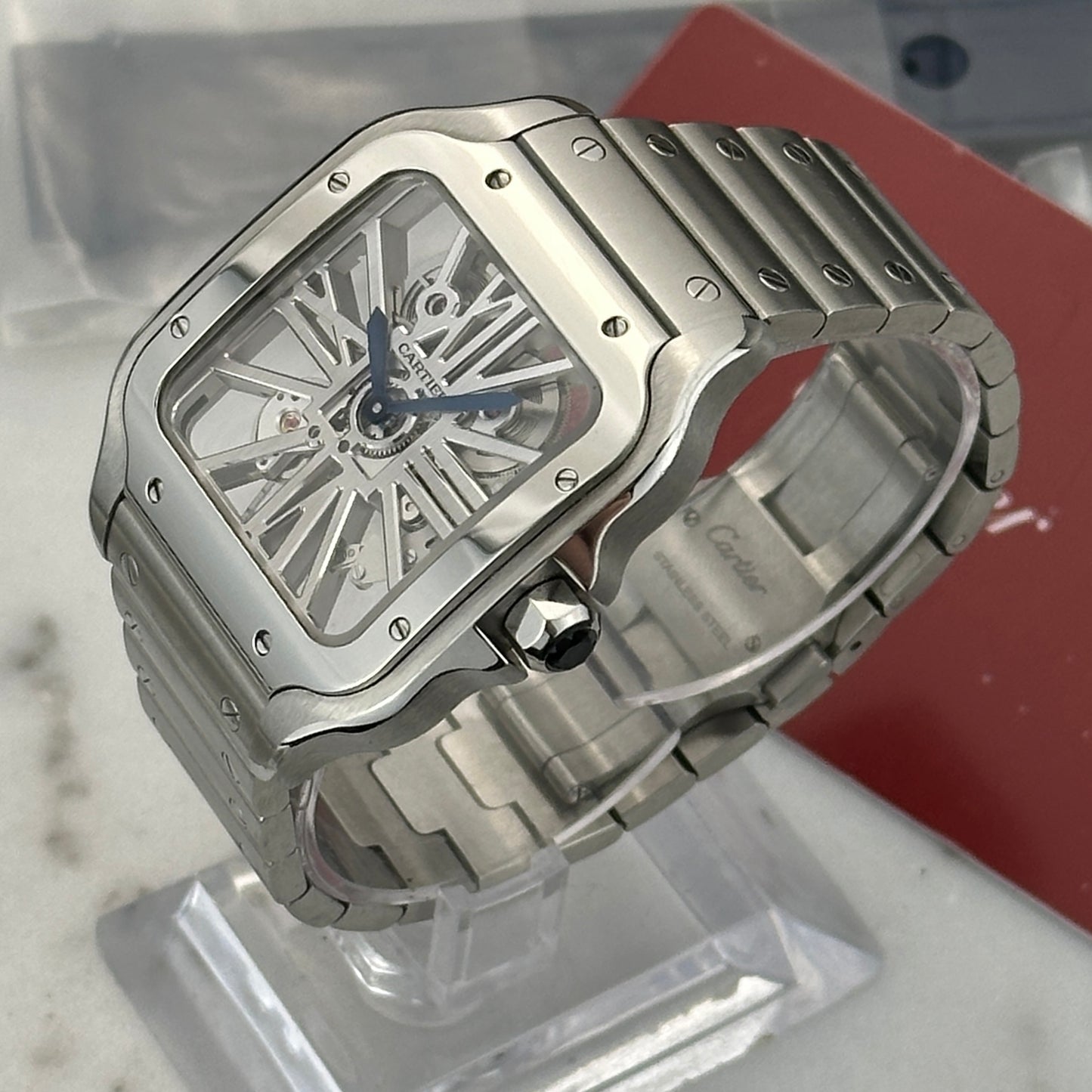 2022 Cartier Santos de Cartier Skeleton | WHSA0015 | Full Set