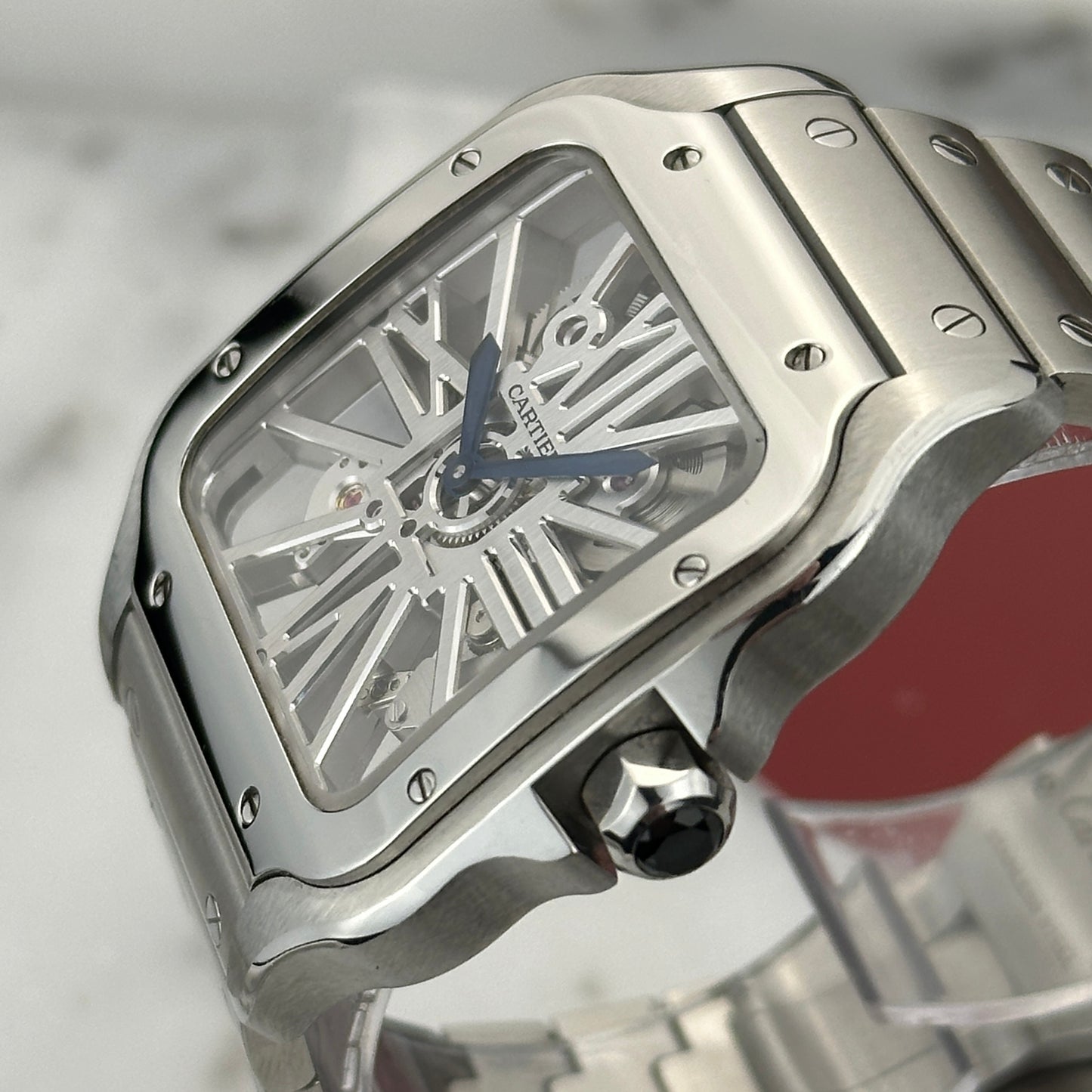 2022 Cartier Santos de Cartier Skeleton | WHSA0015 | Full Set