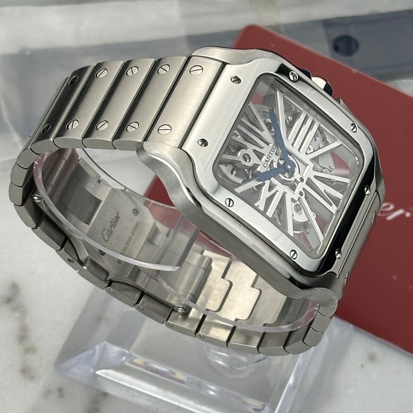 2022 Cartier Santos de Cartier Skeleton | WHSA0015 | Full Set