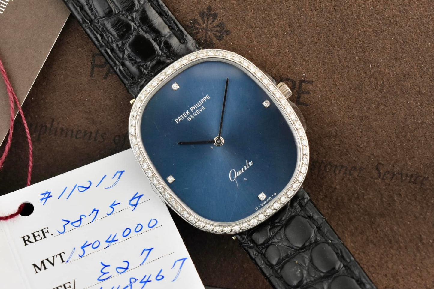 Patek Philippe 3875/4, with service tag