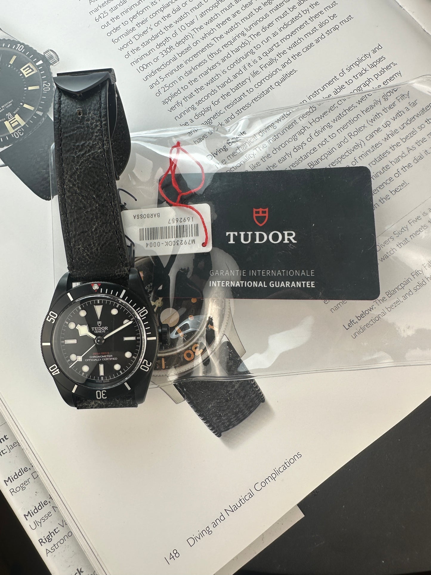 2020 Tudor Black Bay 79230DK Dark Knight PVD with tag and papers